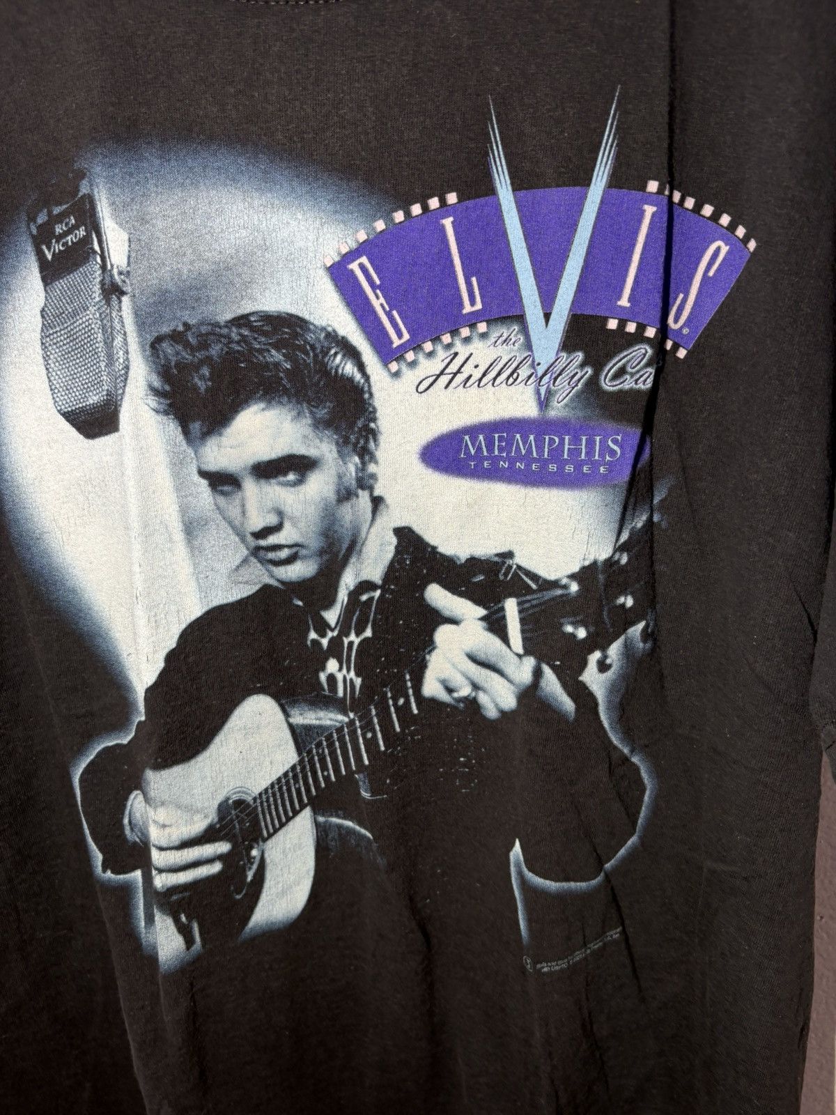 Delta Vintage Elvis Presley The Hillbilly Cat Memphis shirt Sz L Size US L / EU 52-54 / 3 - 2 Thumbnail