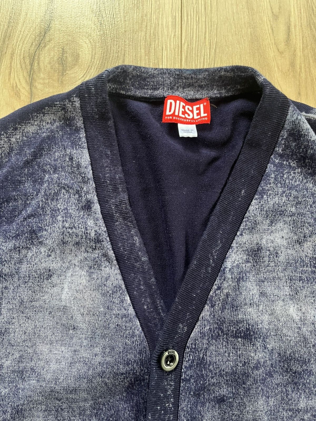 Diesel Diesel vintage washed cardigan Size US L / EU 52-54 / 3 - 3 Thumbnail