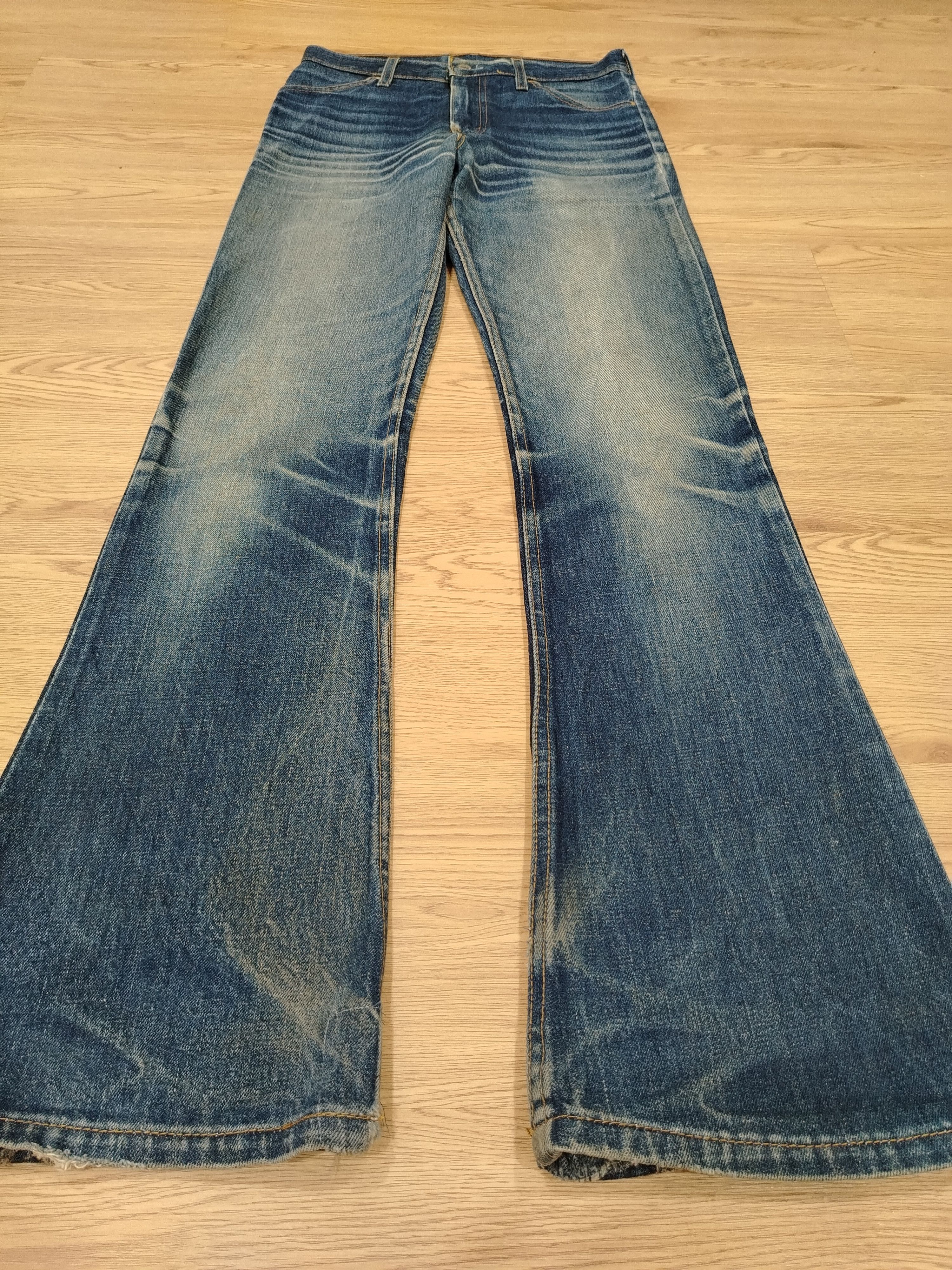Levi's × Vintage Levis 646 Bell Bottom Flare Bootcut Orange Tab Jeans Size US 29 - 2 Thumbnail