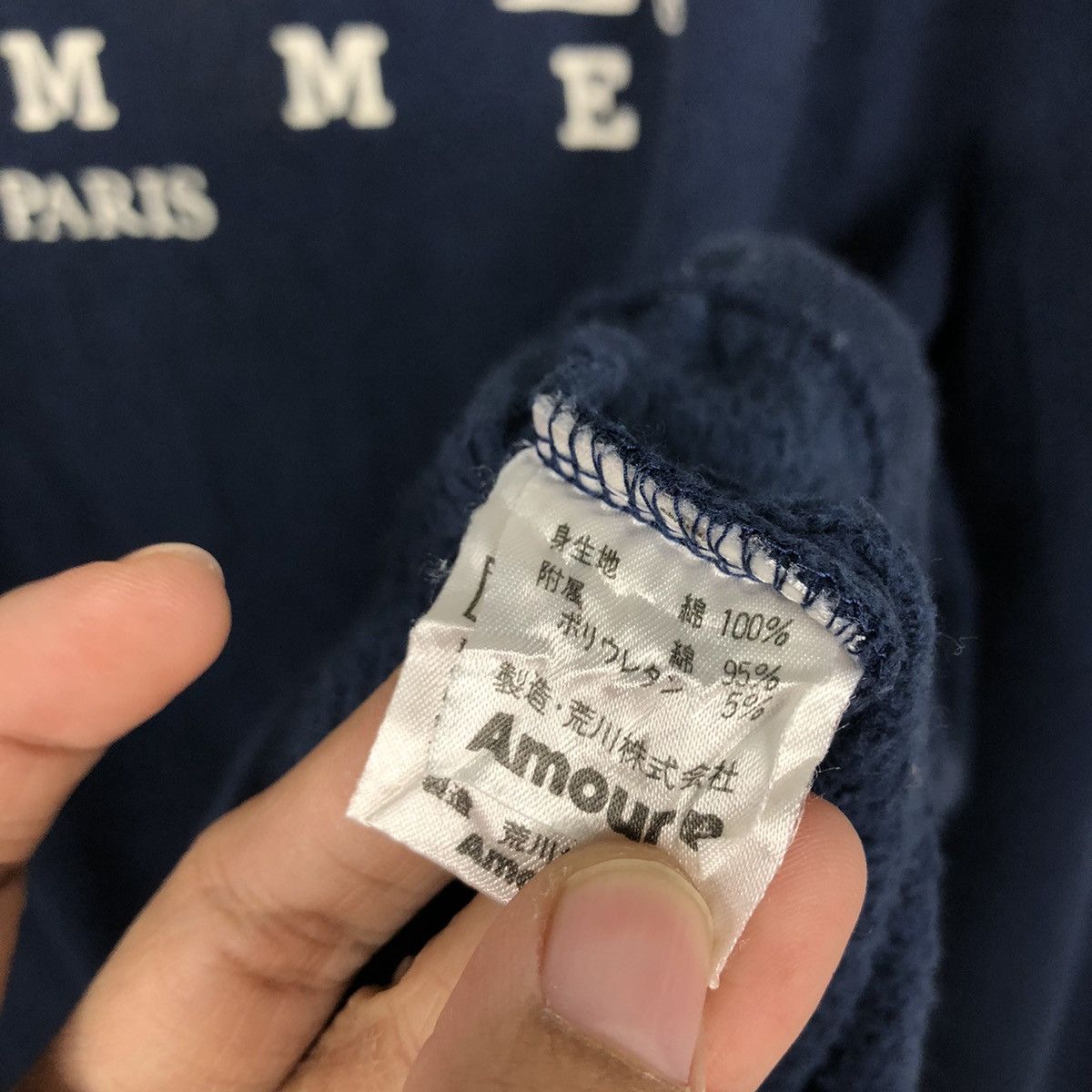 Japanese Brand × Vintage 📌Vintage Half Zipper Sweatshirt Collar Elle Homme Paris Size US L / EU 52-54 / 3 - 17 Thumbnail