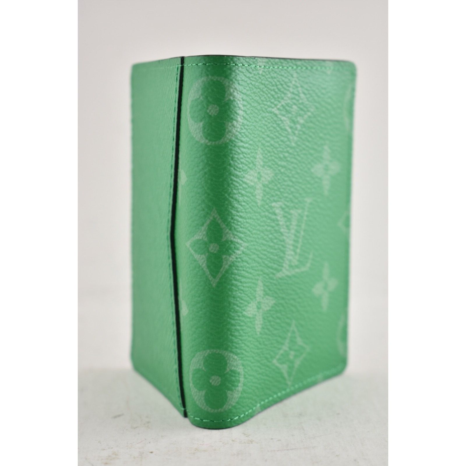 Louis Vuitton Louis Vuitton Green Monogram Logo Pocket Organizer Wallet Size ONE SIZE - 4 Thumbnail