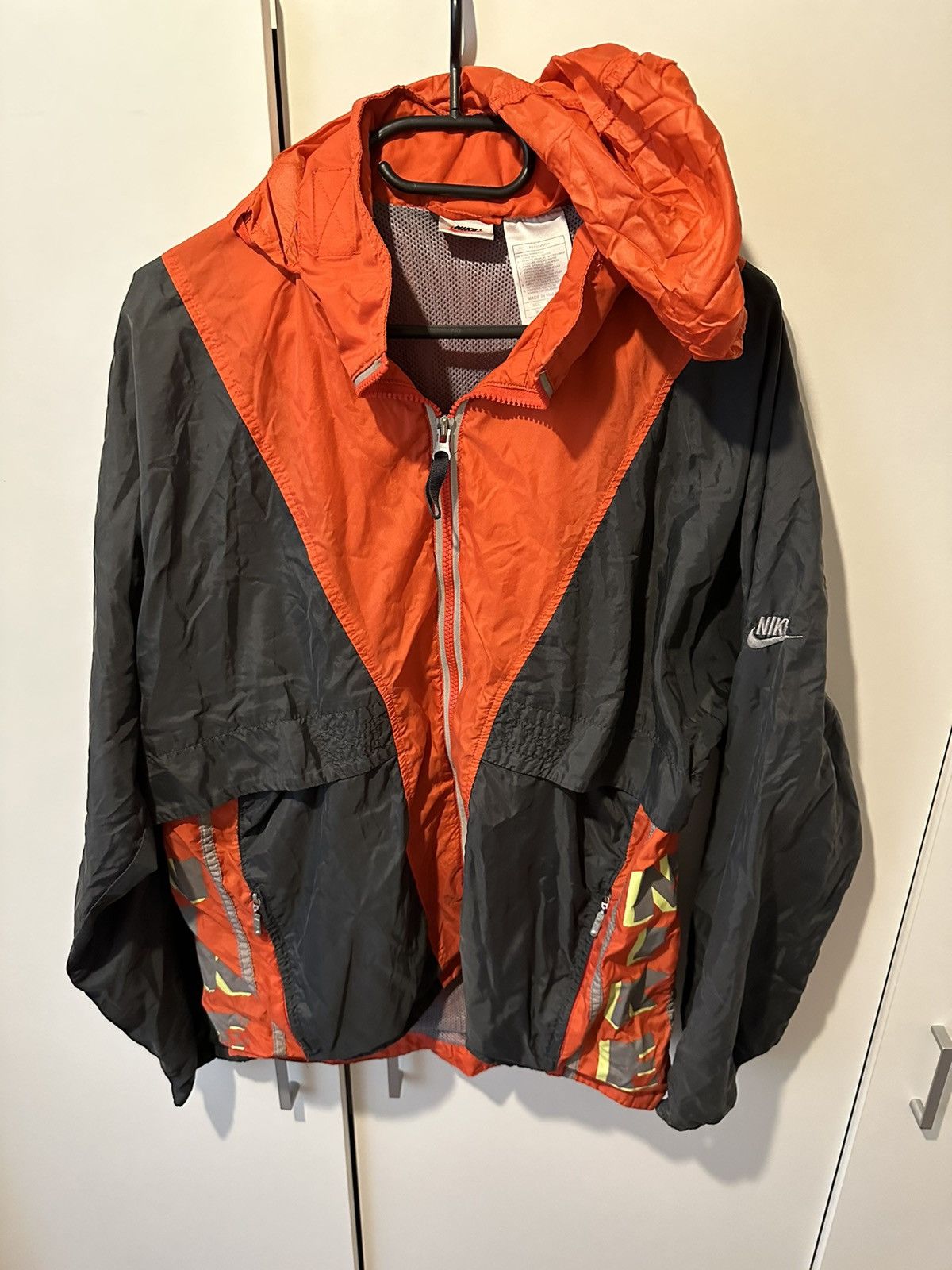 Nike Jacket Windbreaker Size M Vintage Jacke Retro