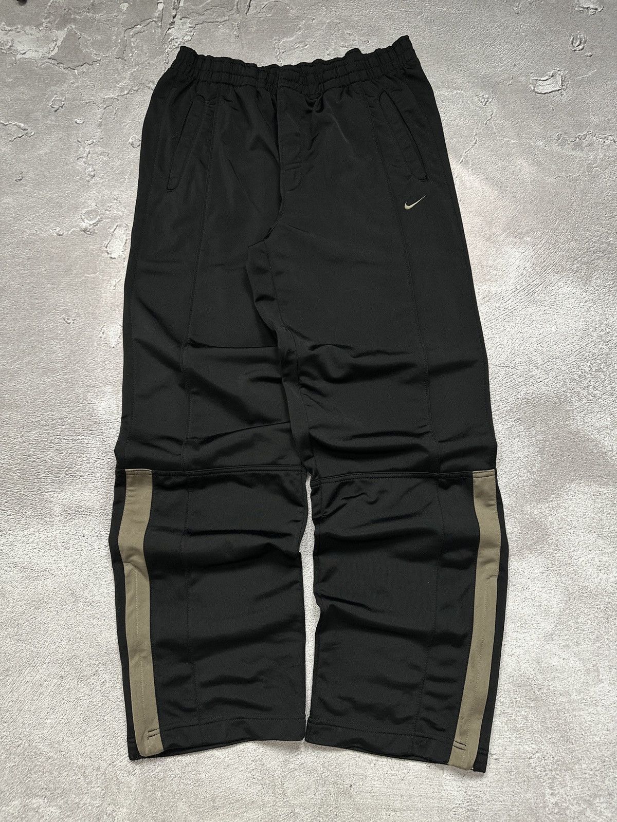 Vintage 00s Nike Drill Streetwear Baggy Track Sweat Pants