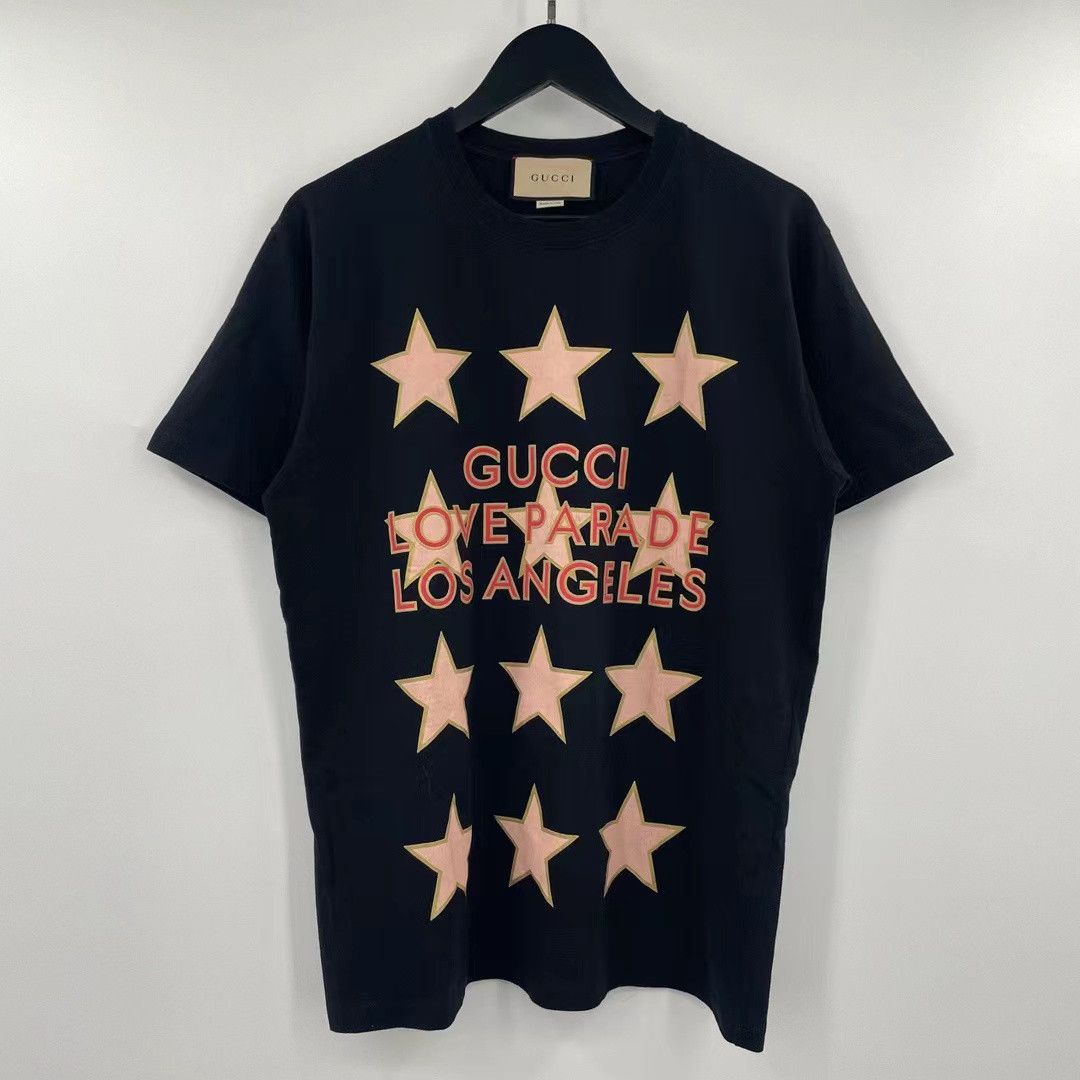 Gucci Gucci star letter short sleeves Size US S / EU 44-46 / 1 - 1 Thumbnail