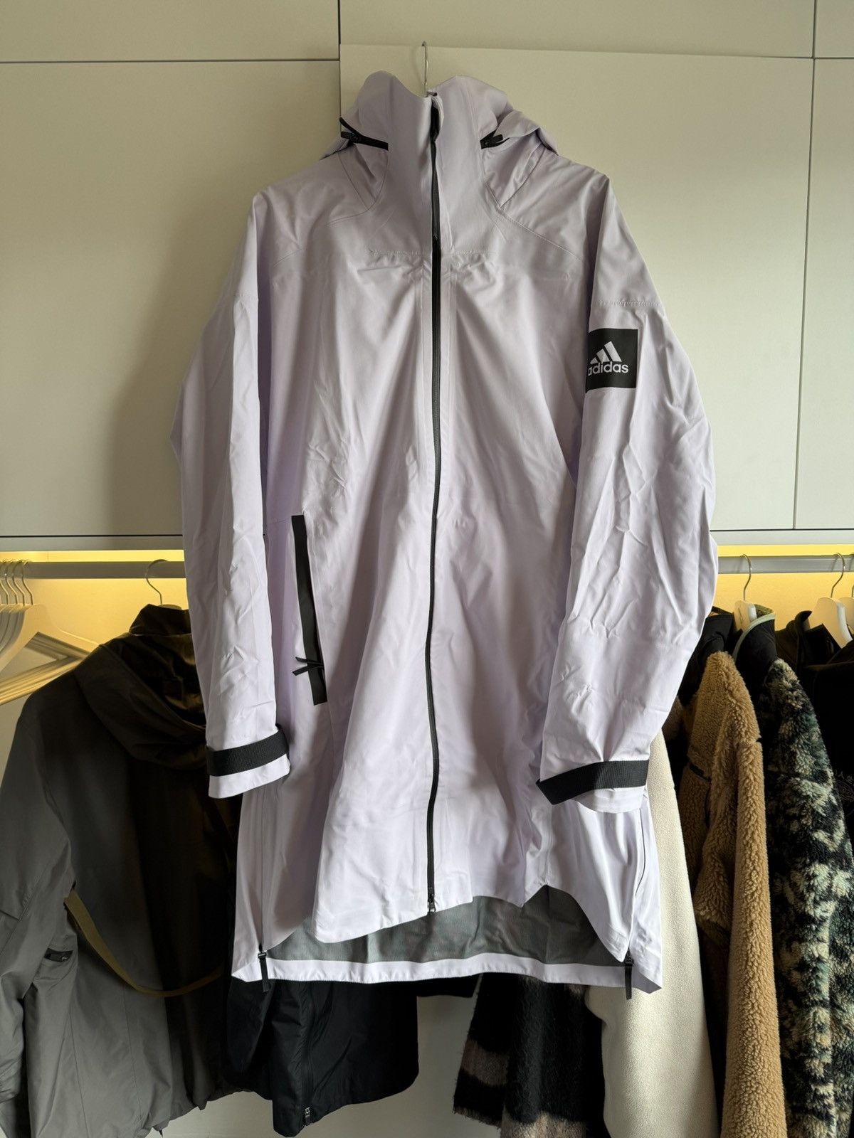Adidas Myshelter Parka Purple Tint Size US M / EU 48-50 / 2 - 2 Thumbnail