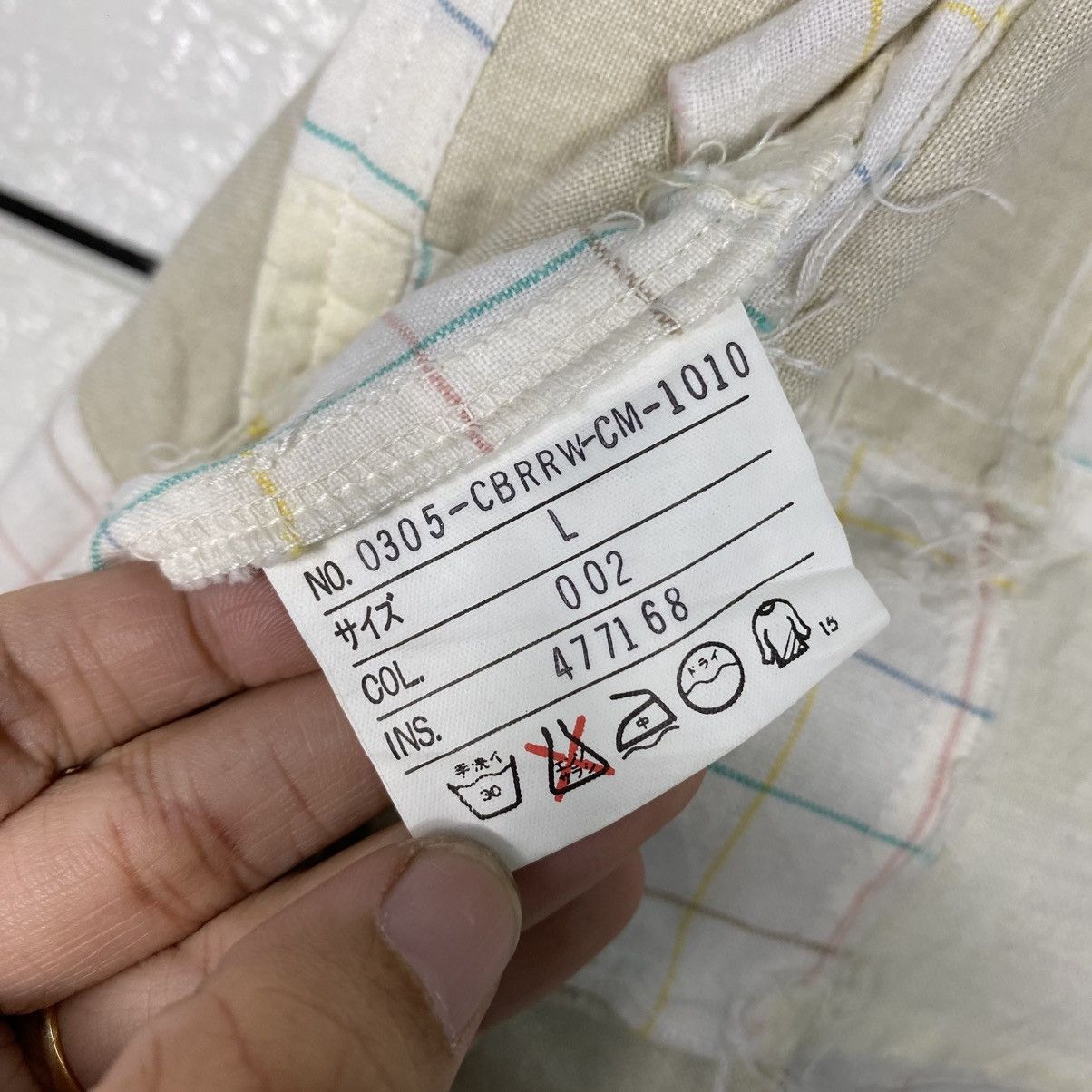 Japanese Brand 📌Vintage Chore Jacket RuffHewn Tartan Patchwork Issey Miyake Size US L / EU 52-54 / 3 - 20 Thumbnail