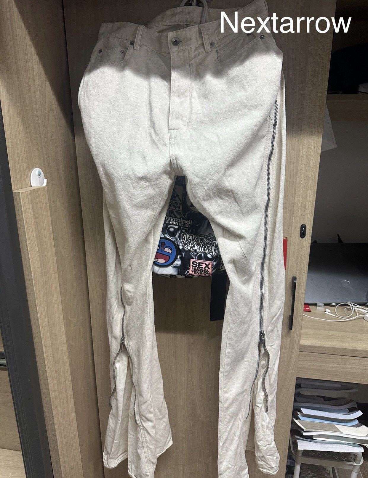Rick Owens Rick Owens 22ss Drkshdw Banana pants 2410-Nextarrow Size US 30 / EU 46 - 1 Thumbnail