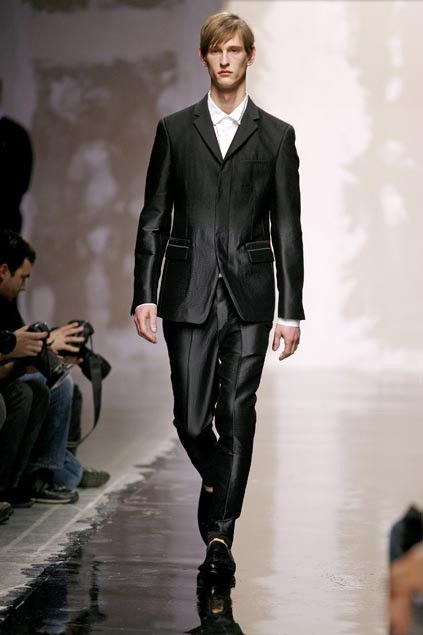 Fused Silk / Wool Ombré Blazer FW 2007 Runway
