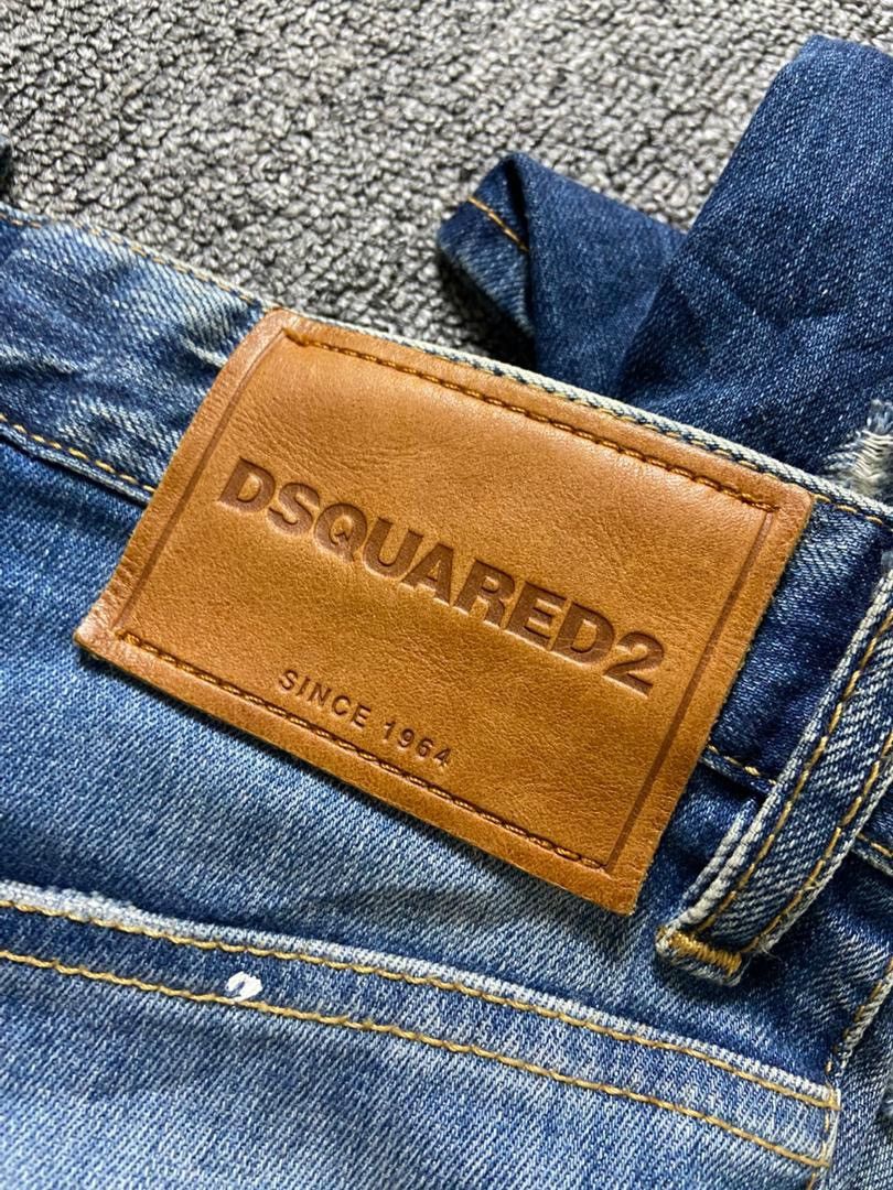 Dsquared2 Dsquared2 Brand Distressed Ripped Jeans (187) Size US 30 / EU 46 - 3 Thumbnail