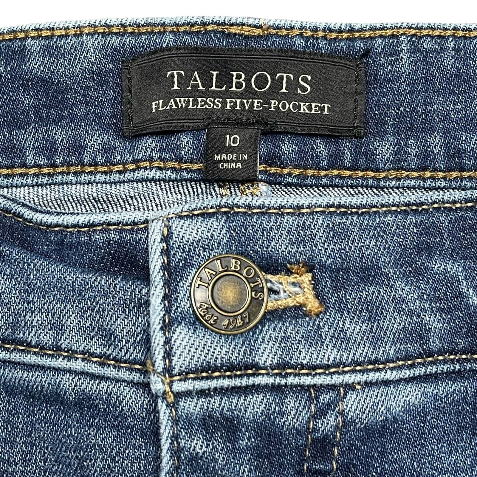 Other NWOT Talbots Flawless Jeans Size 32" / US 10 / IT 46 - 2 Thumbnail