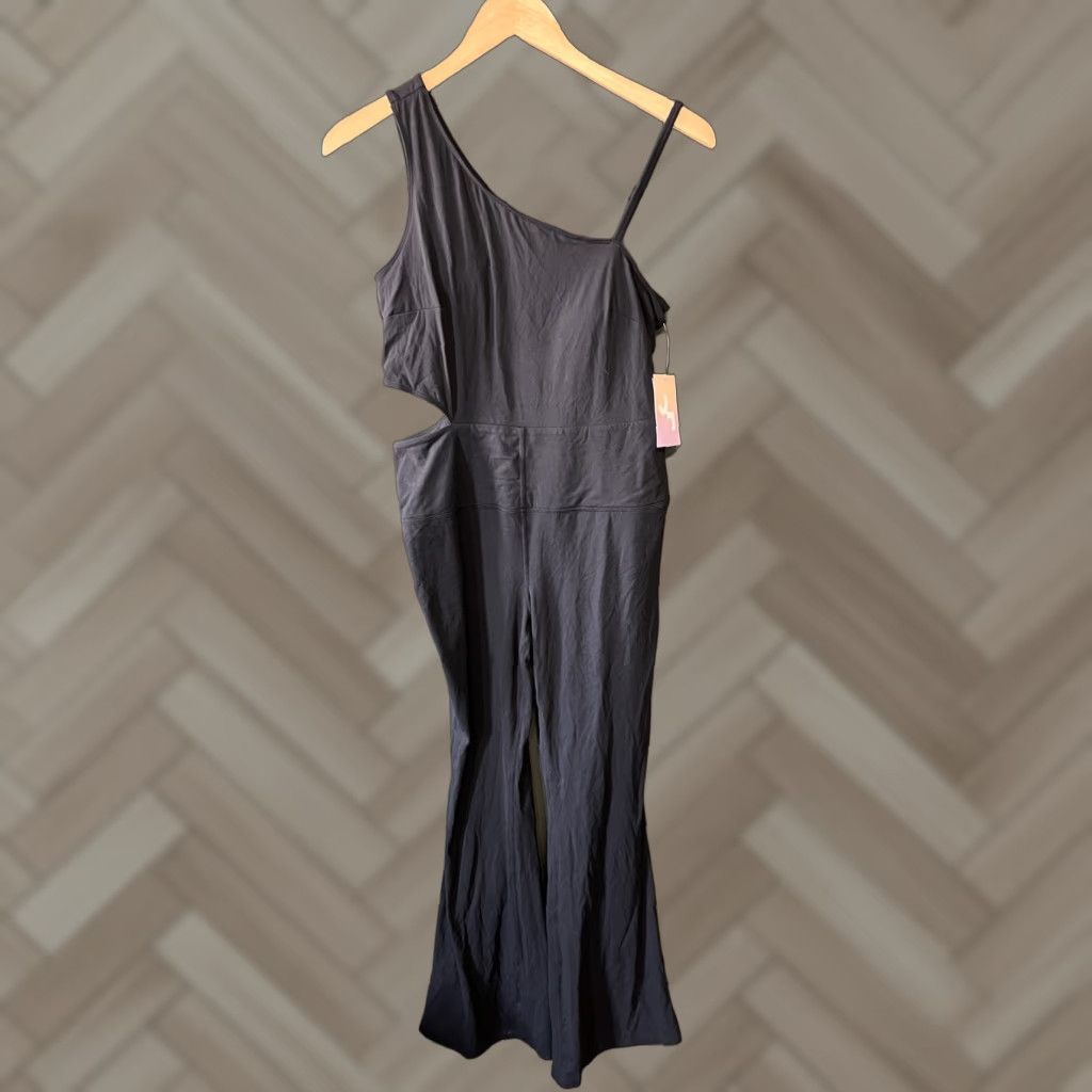 Vintage Joy Lab Jump Suit Bodysuit Women Black Size L Regular One-Piece Bodysuit Ladies Large Size L / US 10 / IT 46 - 1 Thumbnail