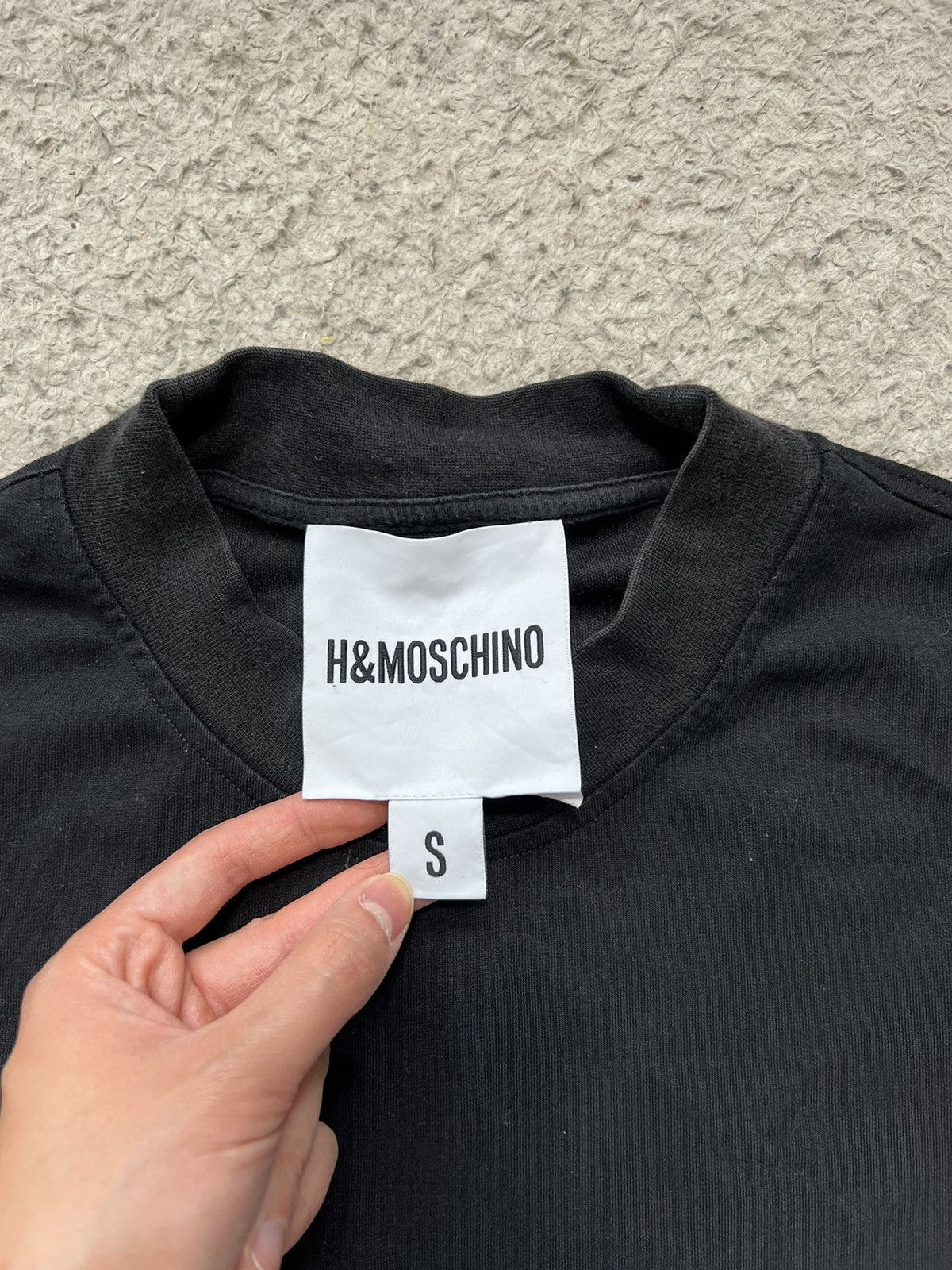 Moschino Oversize Sweatshirt Moschino MTV Black Big Logo Size S / US 4 / IT 40 - 3 Thumbnail