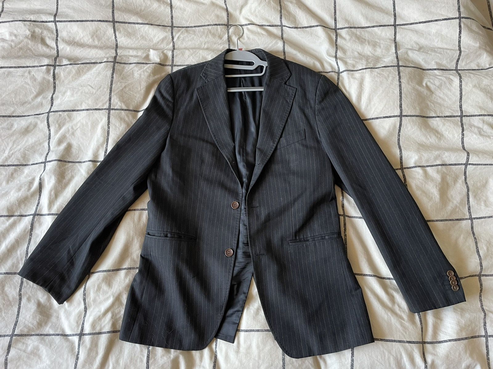 Mexx × Pull & Bear × Vintage Pinstripe Suit Jacket Blazer Size 48L - 1 Thumbnail