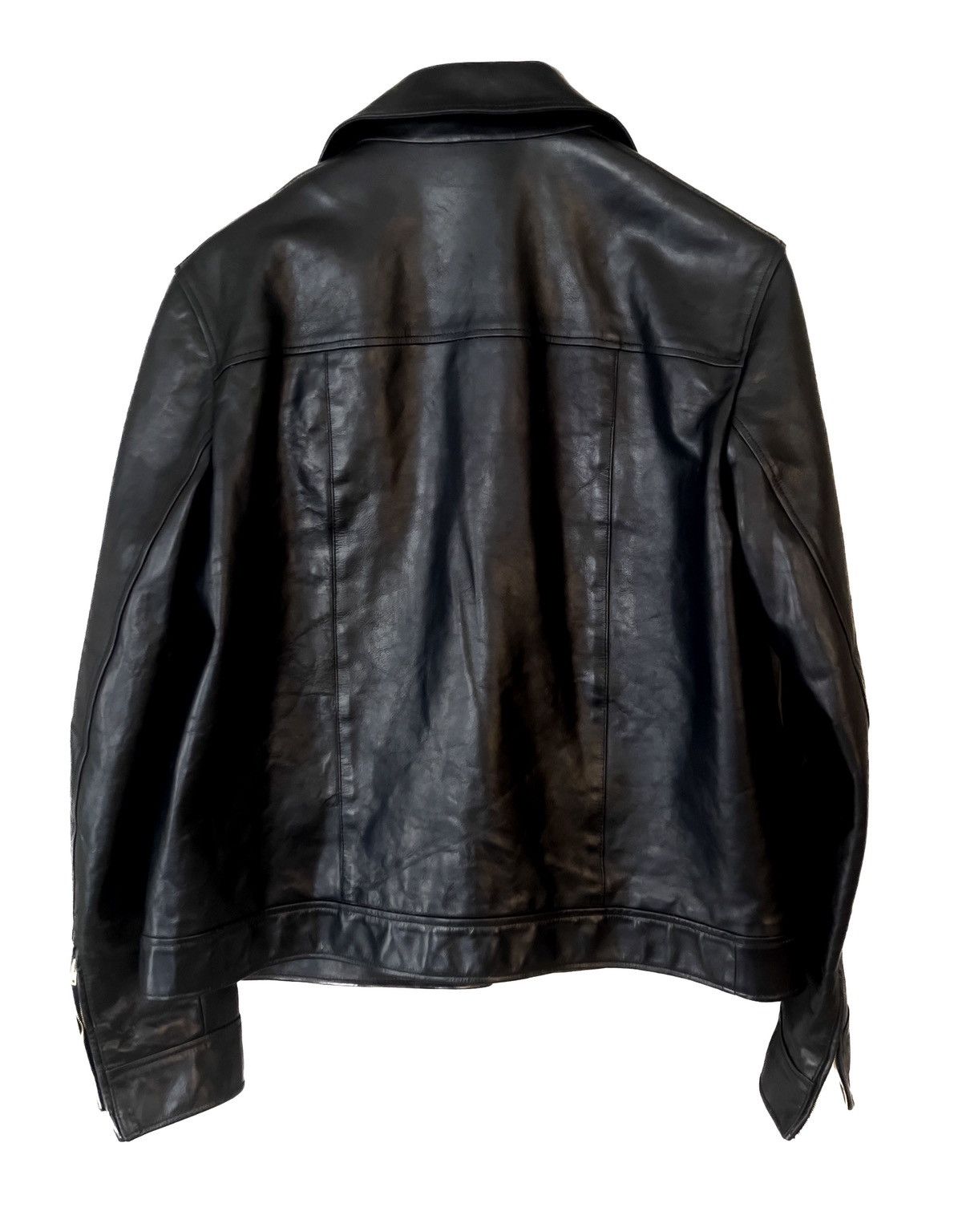 Marni Marni Leather Jacket, Ultra rare! Sz50 black calf leather Size US M / EU 48-50 / 2 - 2 Thumbnail