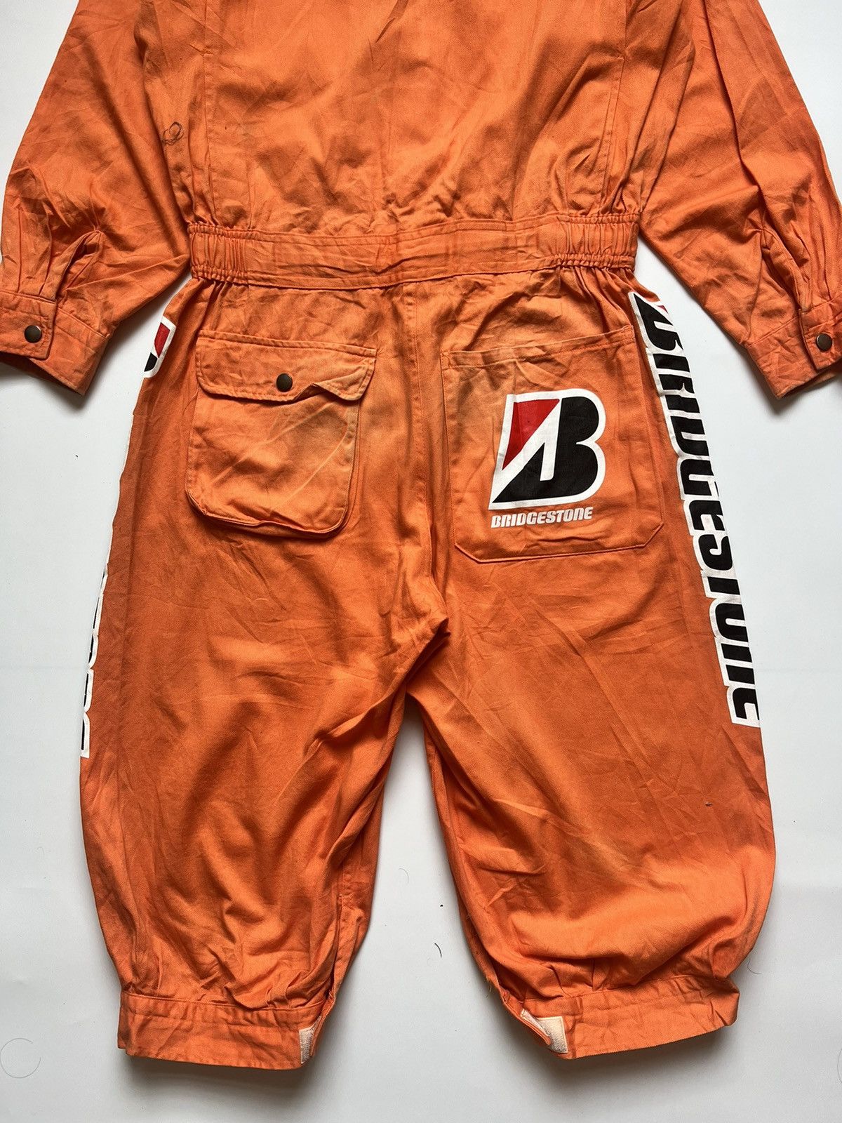 Japanese Brand Bridgestone Racing Coverall Workers Size US 32 / EU 48 - 9 Thumbnail