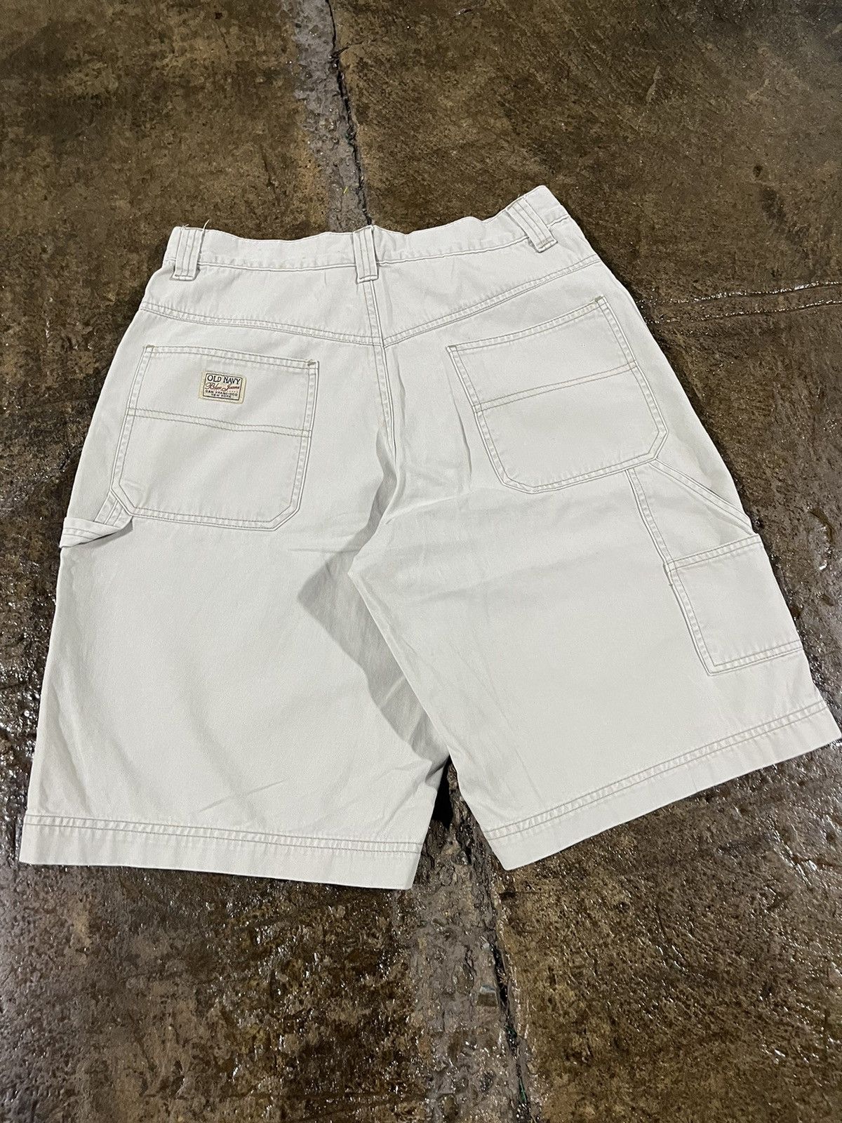 Carhartt × JNCO × Vintage Crazy Vintage Y2K Old Navy Baggy Carpenter Skater Shorts Size US 30 / EU 46 - 3 Thumbnail