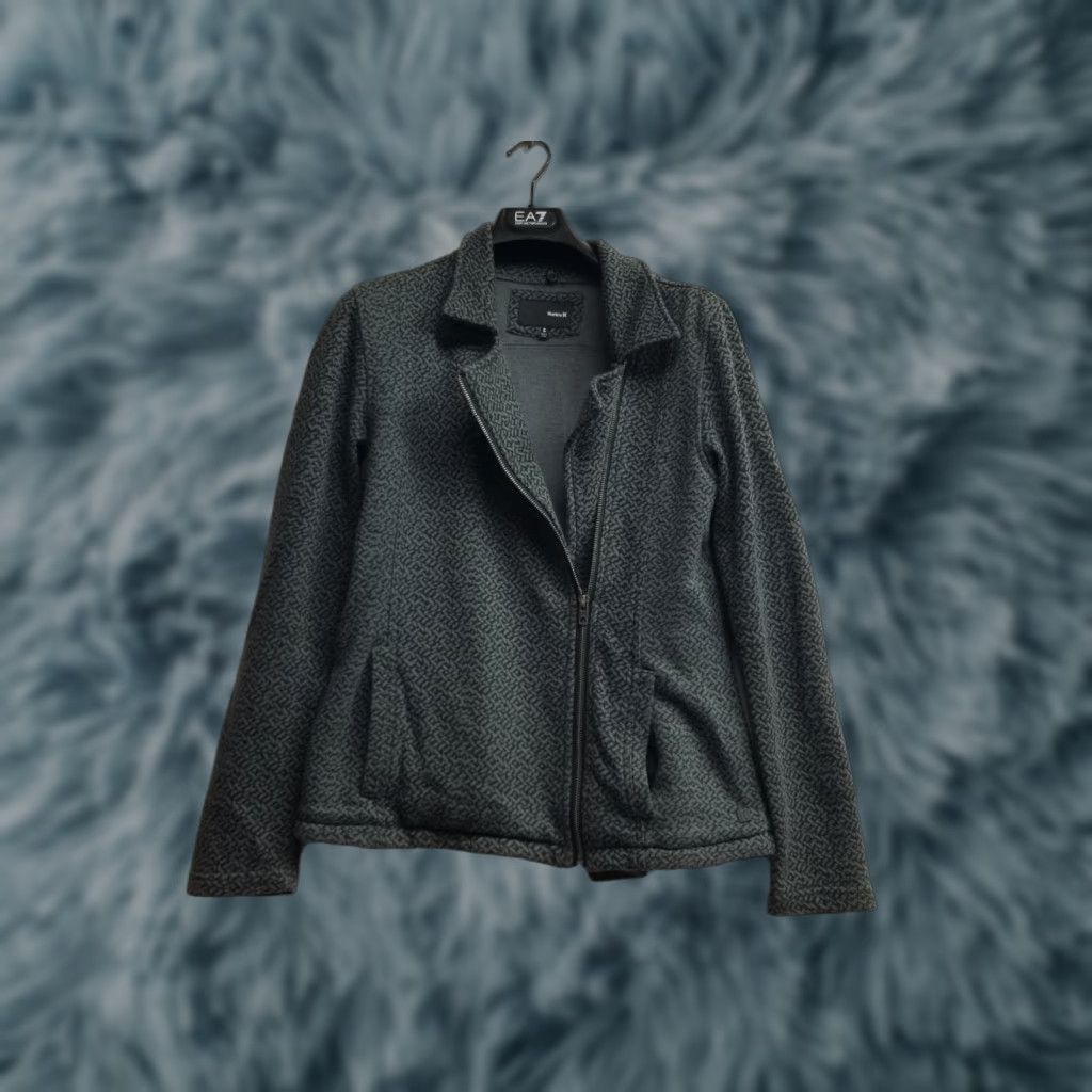 Hurley Hurley Women's Hoodie Full Zip Gray Size Small Logo Fleece Cotton Blend Regular Walking Size S / US 4 / IT 40 - 1 Thumbnail