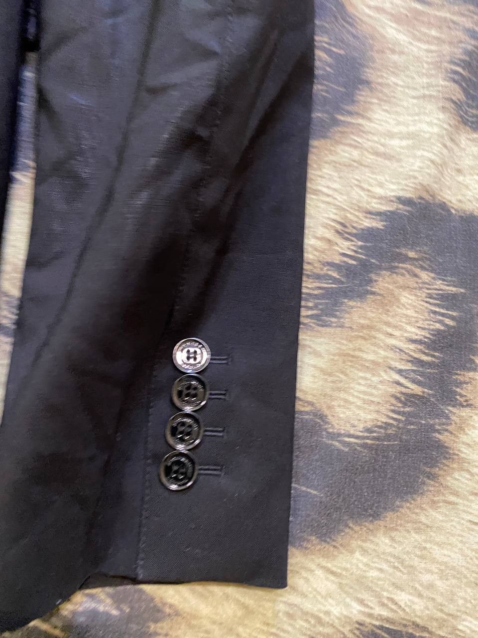Burberry vintage Burberry blazer black Streetwear Y2K Size L / US 10 / IT 46 - 20 Thumbnail