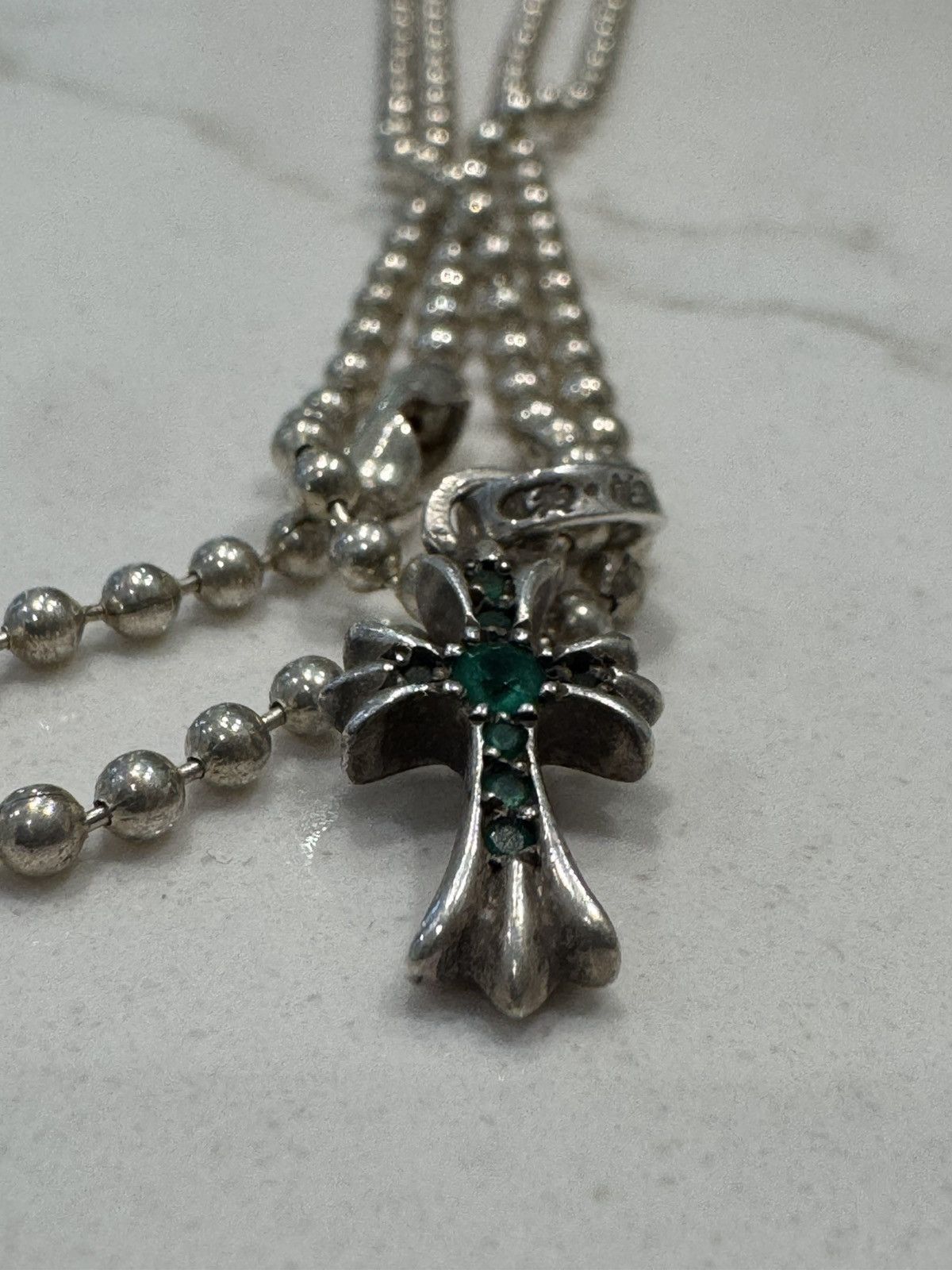 Chrome Hearts Chrome Hearts Pave Ruby 3mm TRUE FUCKING LOVE