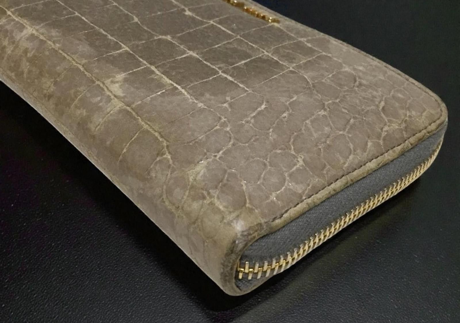 Miu Miu Miu Miu - Crocodile-Embossed Leather Wallet Size ONE SIZE - 5 Thumbnail