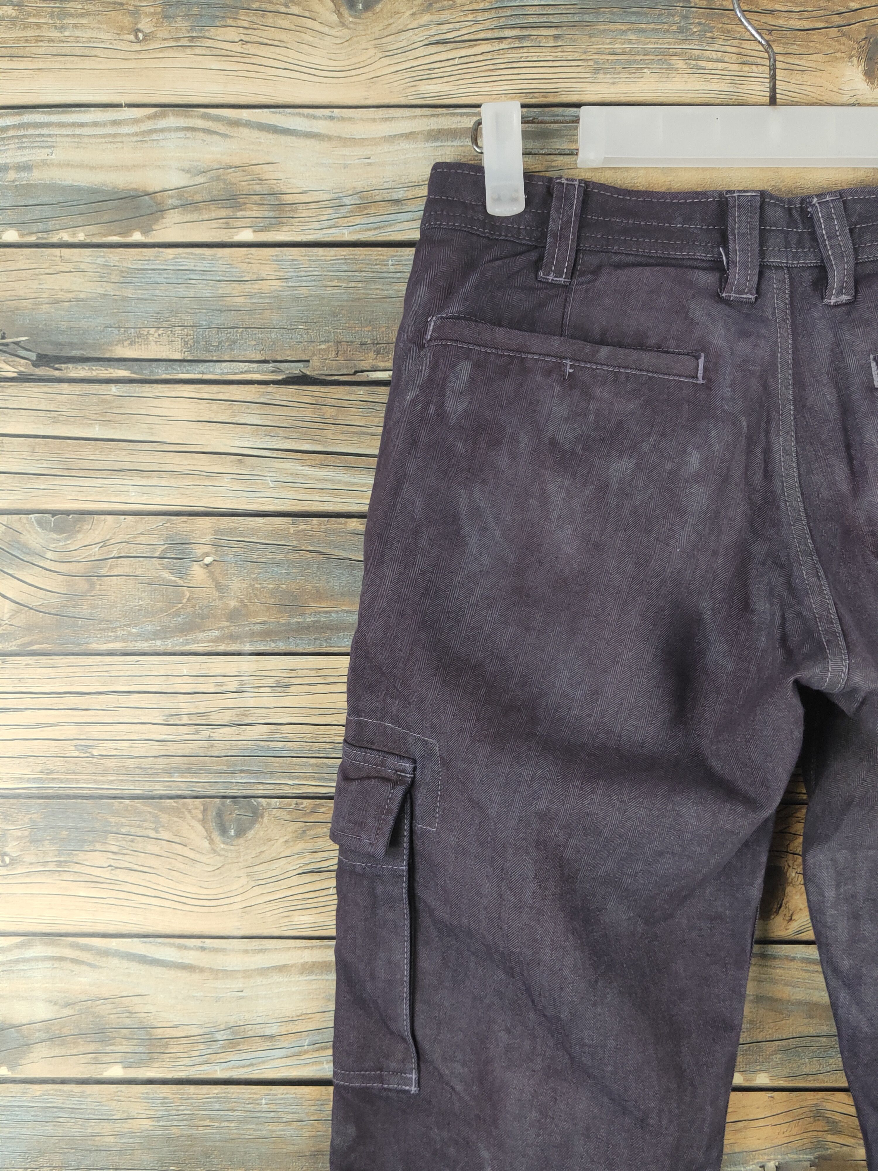 Japanese Brand DL Dogman Black Faded Multipocket Cargo Pants #1775 Size US 29 - 8 Thumbnail