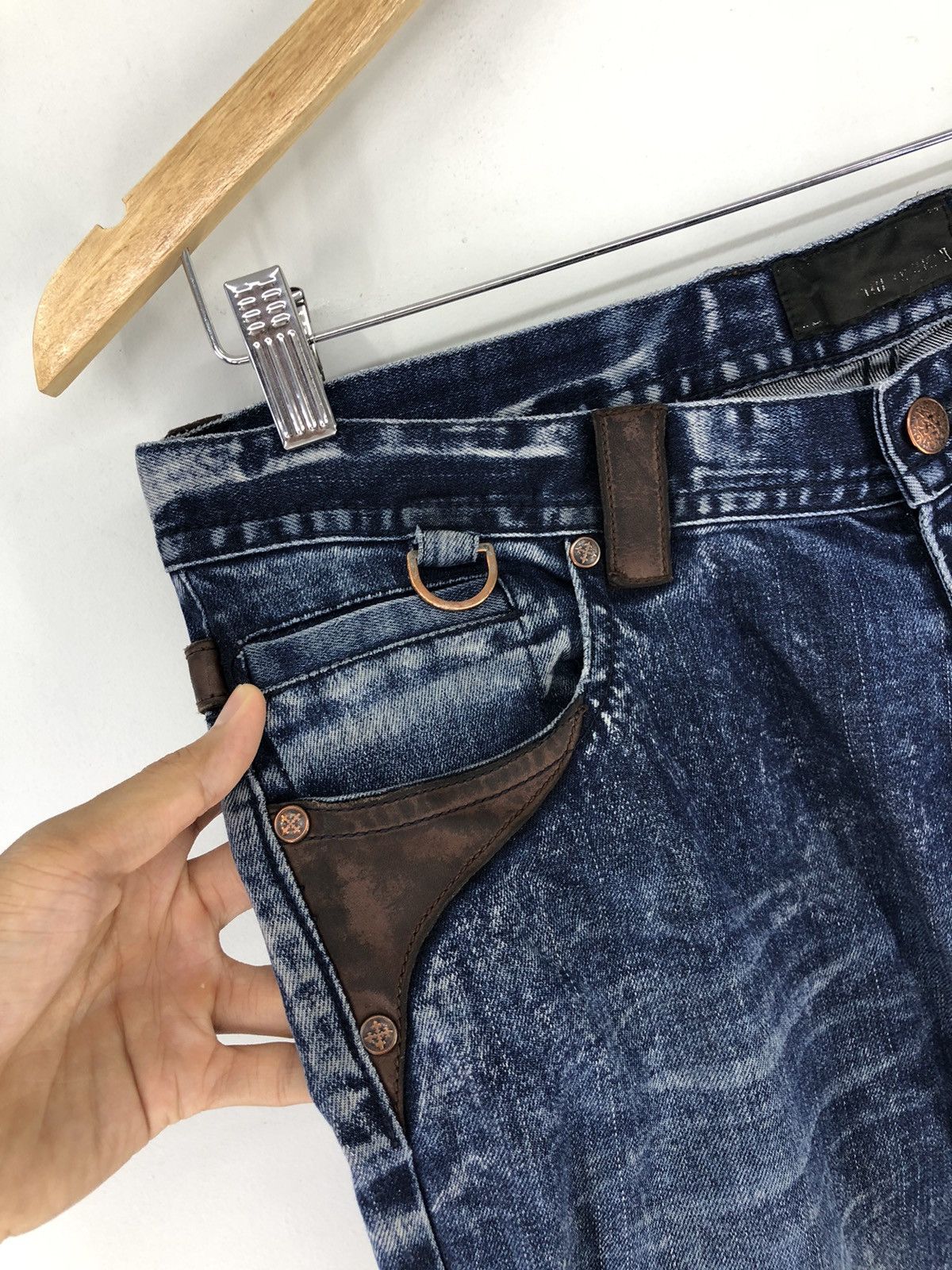 Japanese Brand Japanese Brand Chil Deric ll Distressed Faded Blue Jeans Size US 32 / EU 48 - 7 Thumbnail