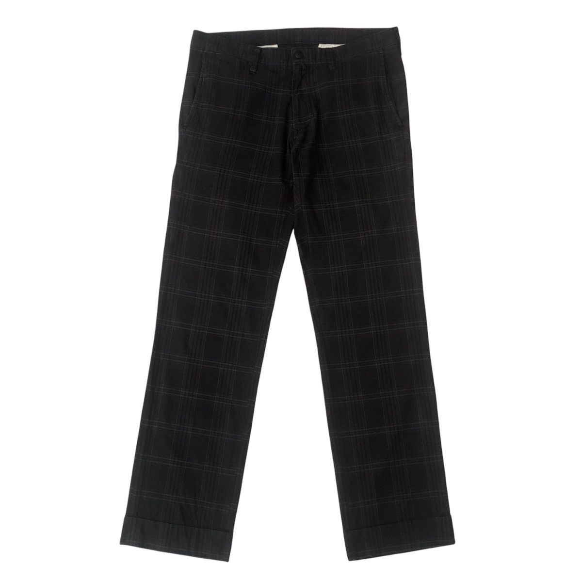 Mountain Research AW2011 Mountain Research ‘Piped Stem Pants’ Plaid Trousers Size US 33 - 1 Thumbnail