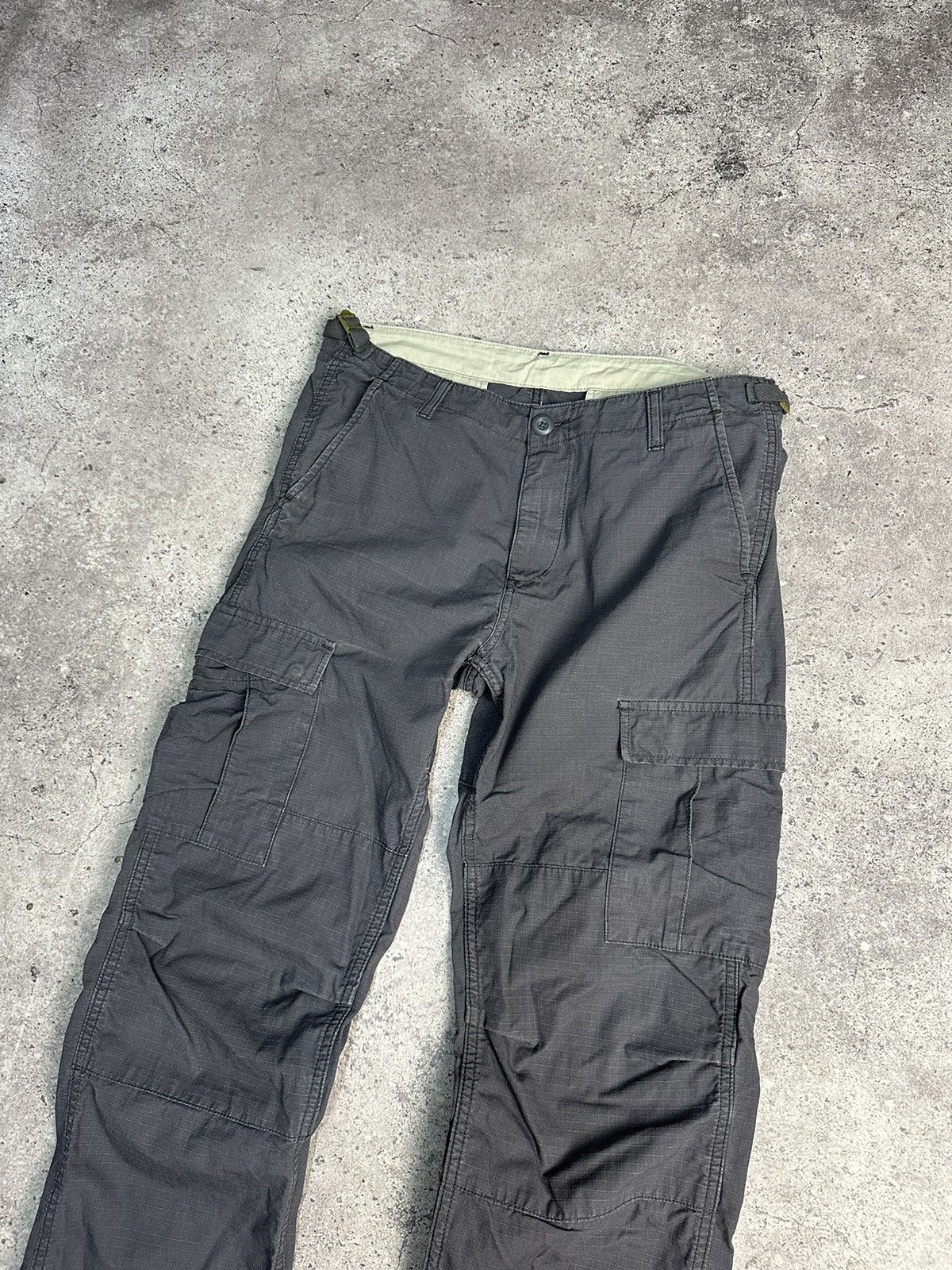 Carhartt × Vintage Vintage Carhartt Cargo Aviation Pants Distressed Gray Y2K Size US 32 / EU 48 - 3 Thumbnail