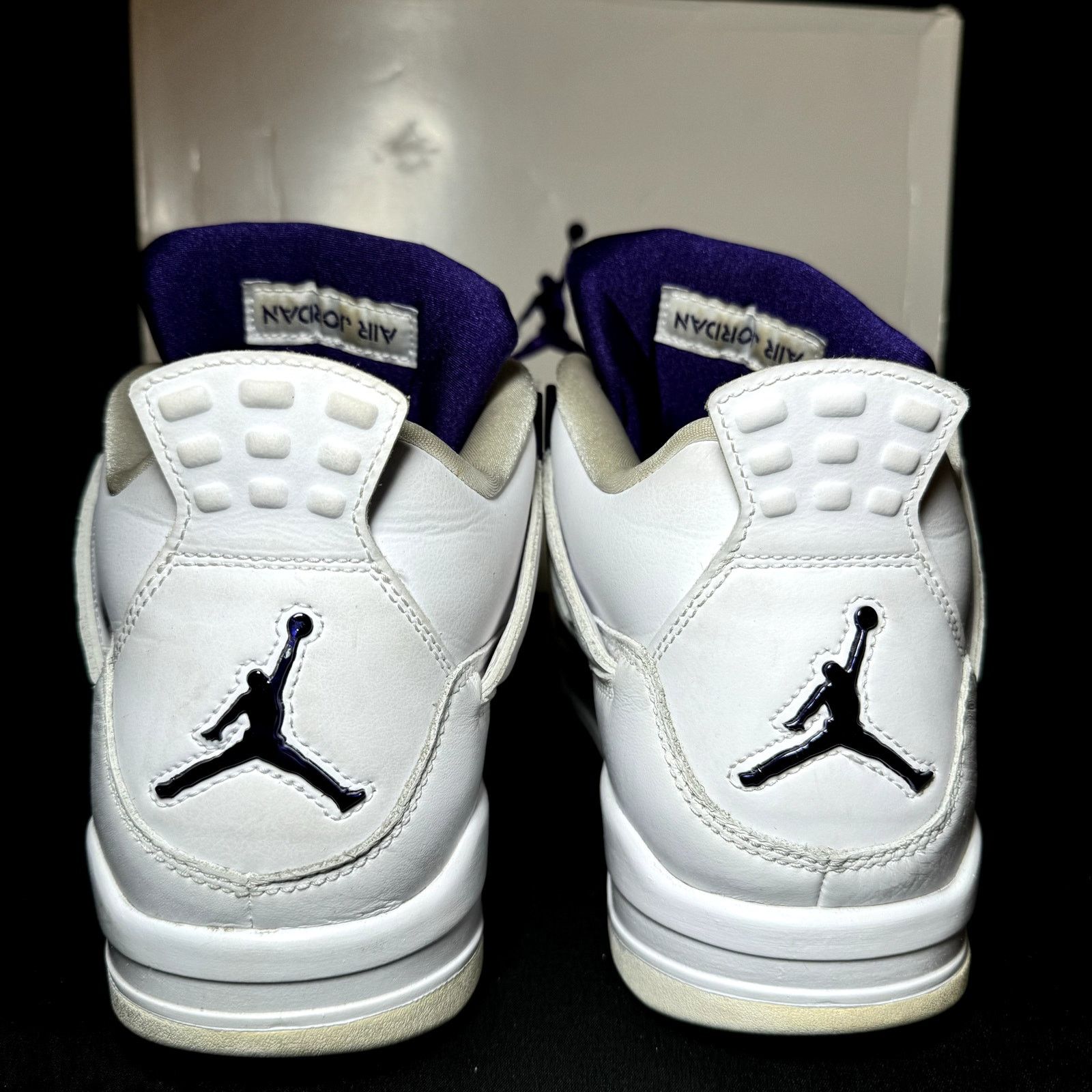 Jordan Brand × Nike Size 11.5 - Air Jordan 4 Retro Purple Metallic Men's Shoes Size US 11.5 / EU 44-45 - 6 Thumbnail