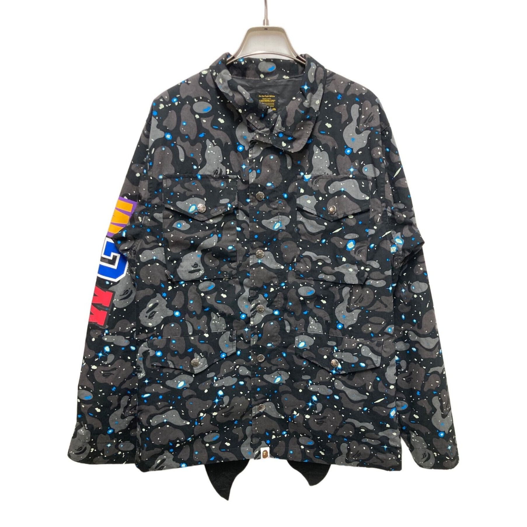 APE　SPACE CAMO SHARK M-65 M A BATHING APE BAPE SPACE CAMO SHARK M-65 JACKET SIZE L BNWT