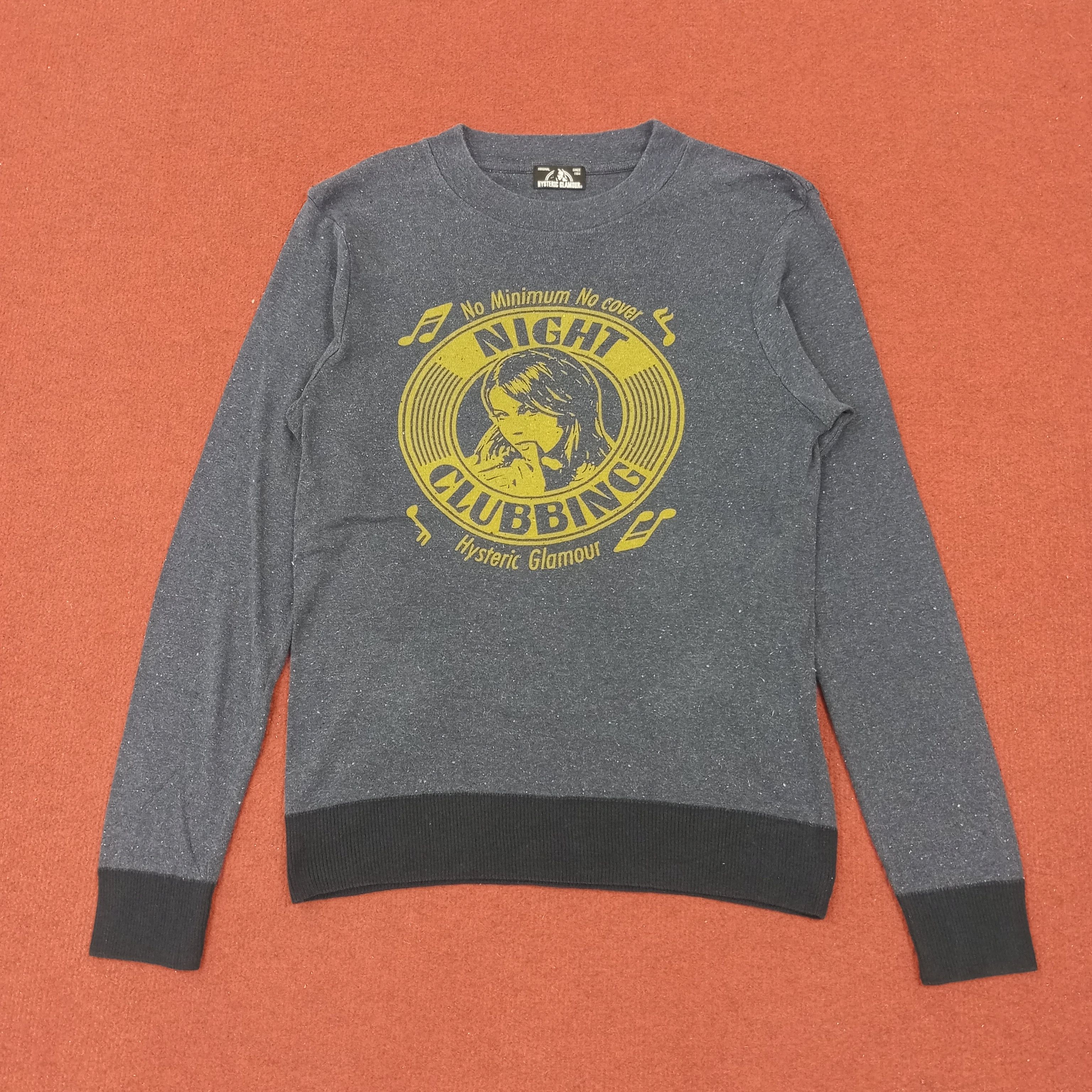 Hysteric Glamour Hysteric Glamour Night Clubbing Japanese Brand Sweatshirt Size US XS / EU 42 / 0 - 1 Thumbnail