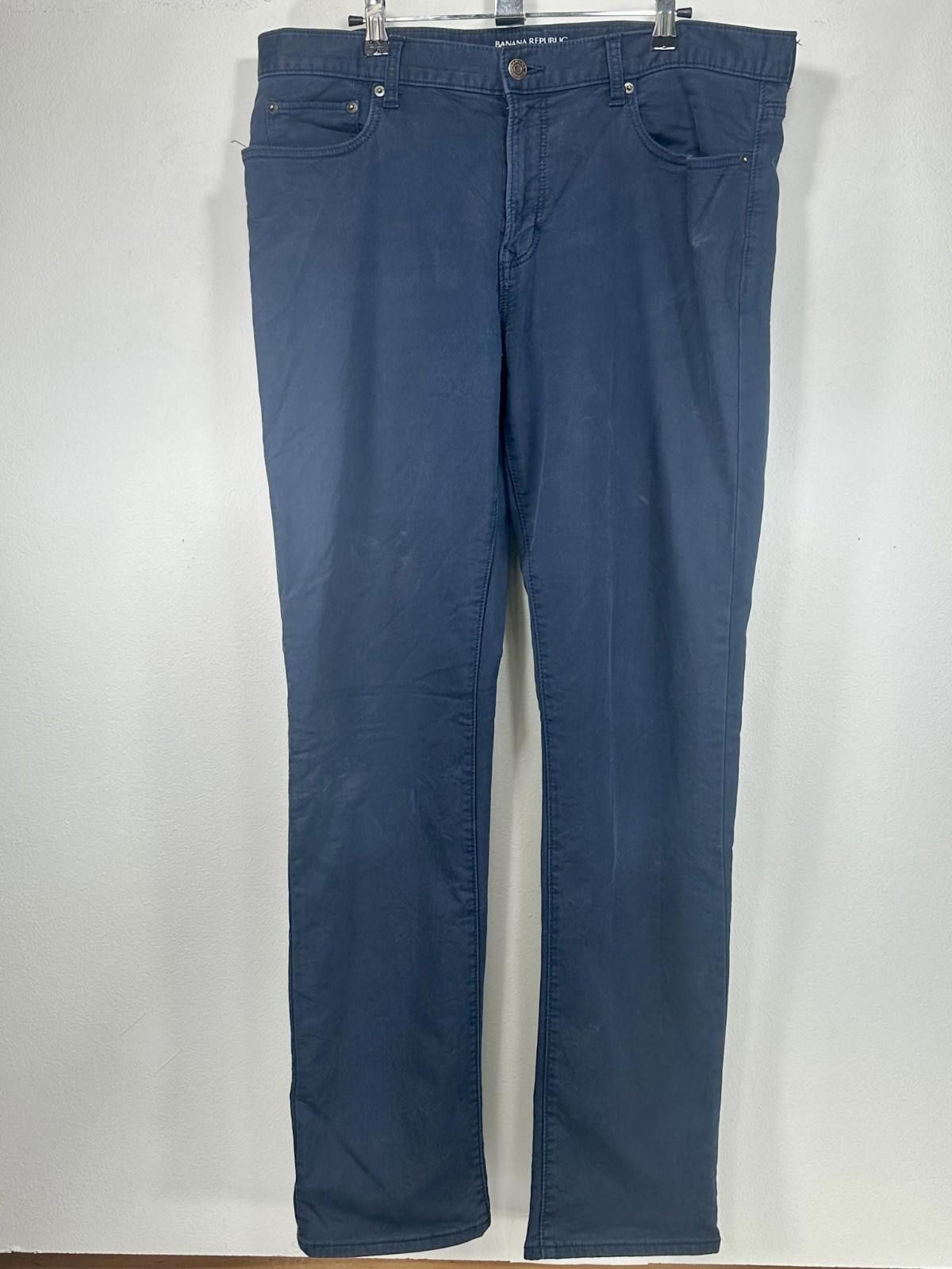 Banana Republic Banana Republic Men's Blue 34/34 Slim Fit Travel Jeans Size US 34 / EU 50 - 1 Thumbnail