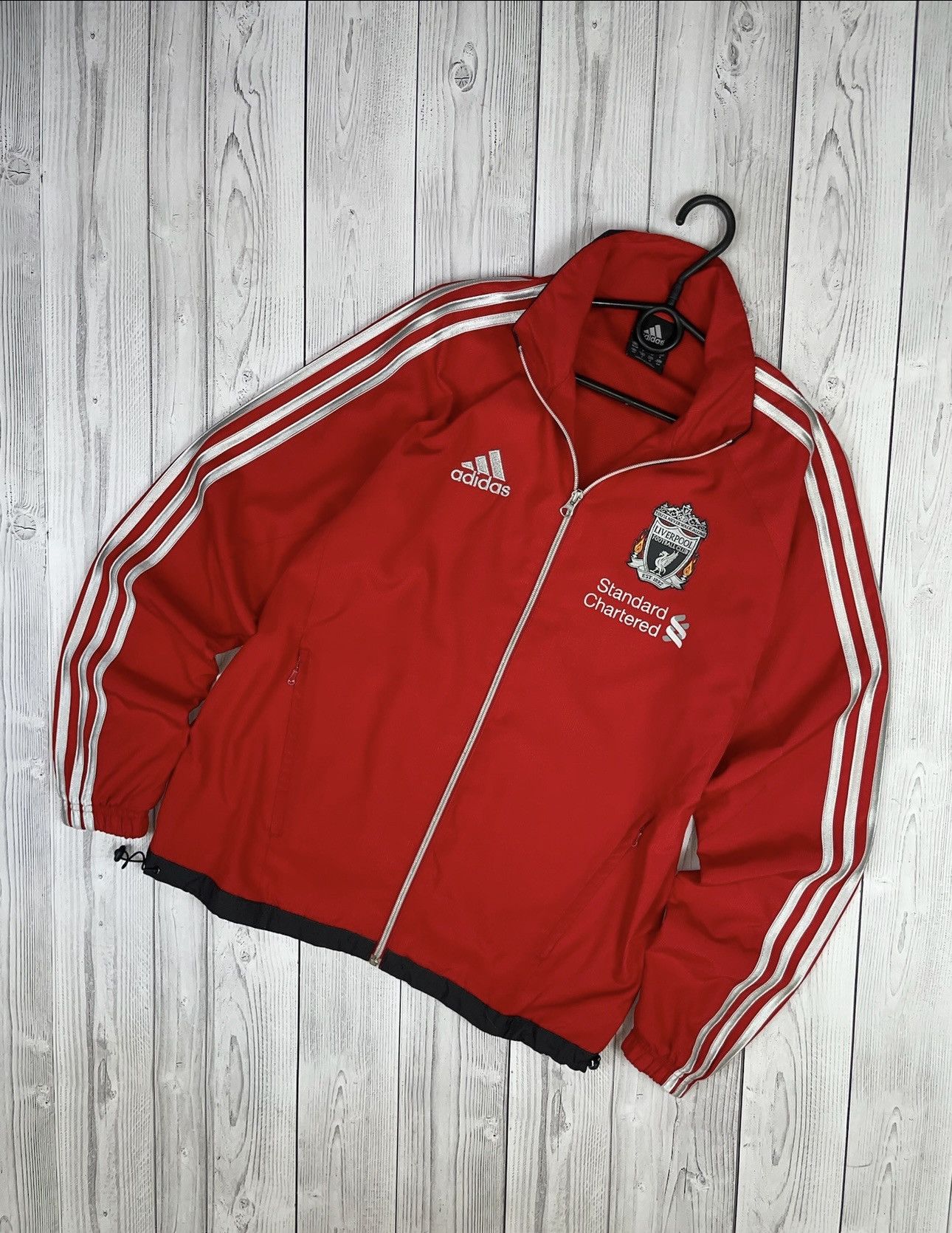 Adidas Vintage Liverpool adidas track jacket size S logo Size US S / EU 44-46 / 1 - 1 Thumbnail