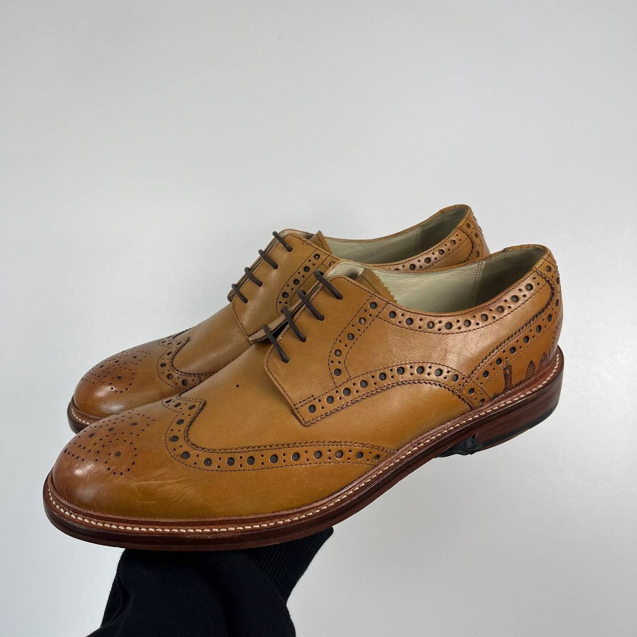 Oliver Sweeney Oliver Sweeney Serpentine Brogue Leather Oxford Size 44 Size US 10 / EU 43 - 6 Thumbnail