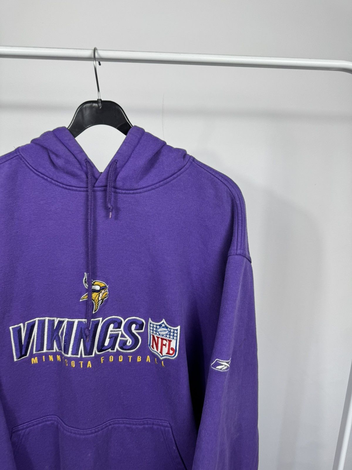 Reebok Vintage Reebok NFL Minnesota Vikings Hoodie Sweatshirt XL Size US XL / EU 56 / 4 - 3 Thumbnail