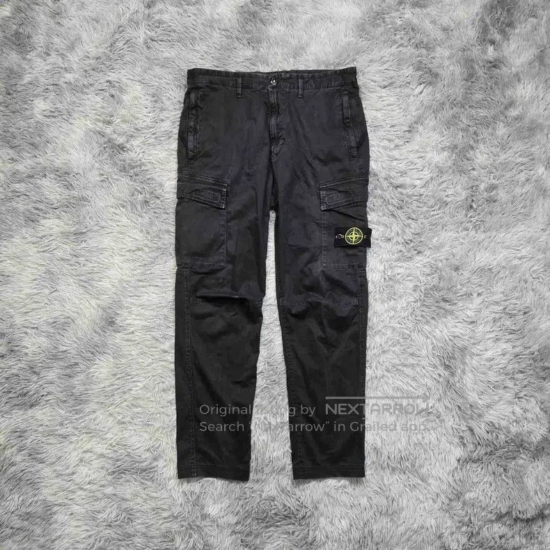 Stone Island Stone Island Distressed Side Logo Printed Pocket Casual Lo Size US 32 / EU 48 - 1 Thumbnail