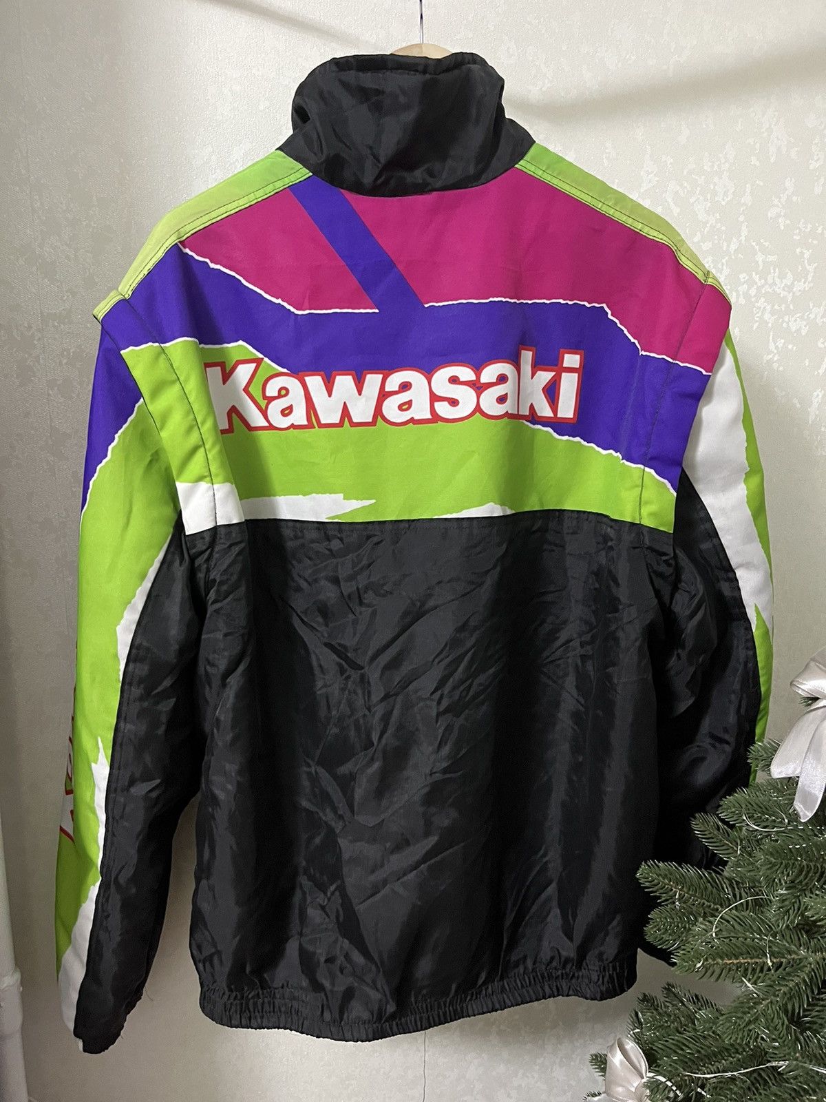 Vintage Kawasaki Vintage 80s Logo Jacket Size US XL / EU 56 / 4 - 2 Thumbnail