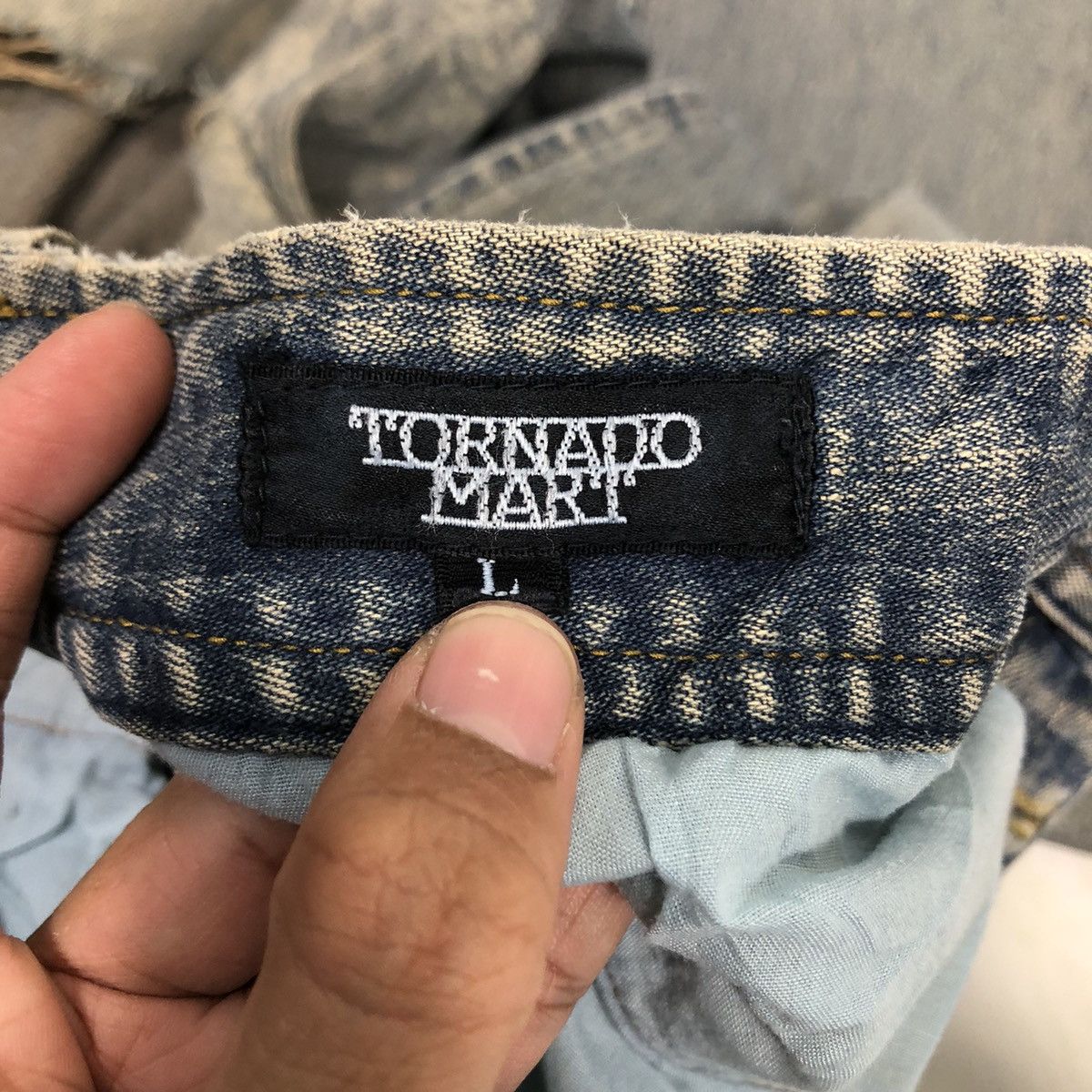 Hysteric Glamour Vintage Denim Jeans Bow Cut Design Flare Jeans Tornado Mart Size US 30 / EU 46 - 21 Thumbnail