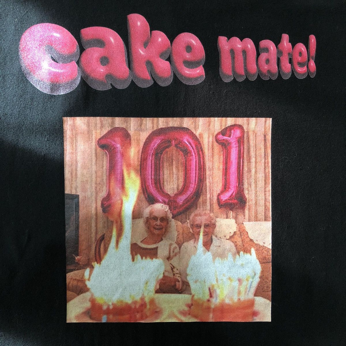 Japanese Brand Cake Mate! Graphic Tshirt Long Lasting Bestie Potrait Size US M / EU 48-50 / 2 - 17 Thumbnail
