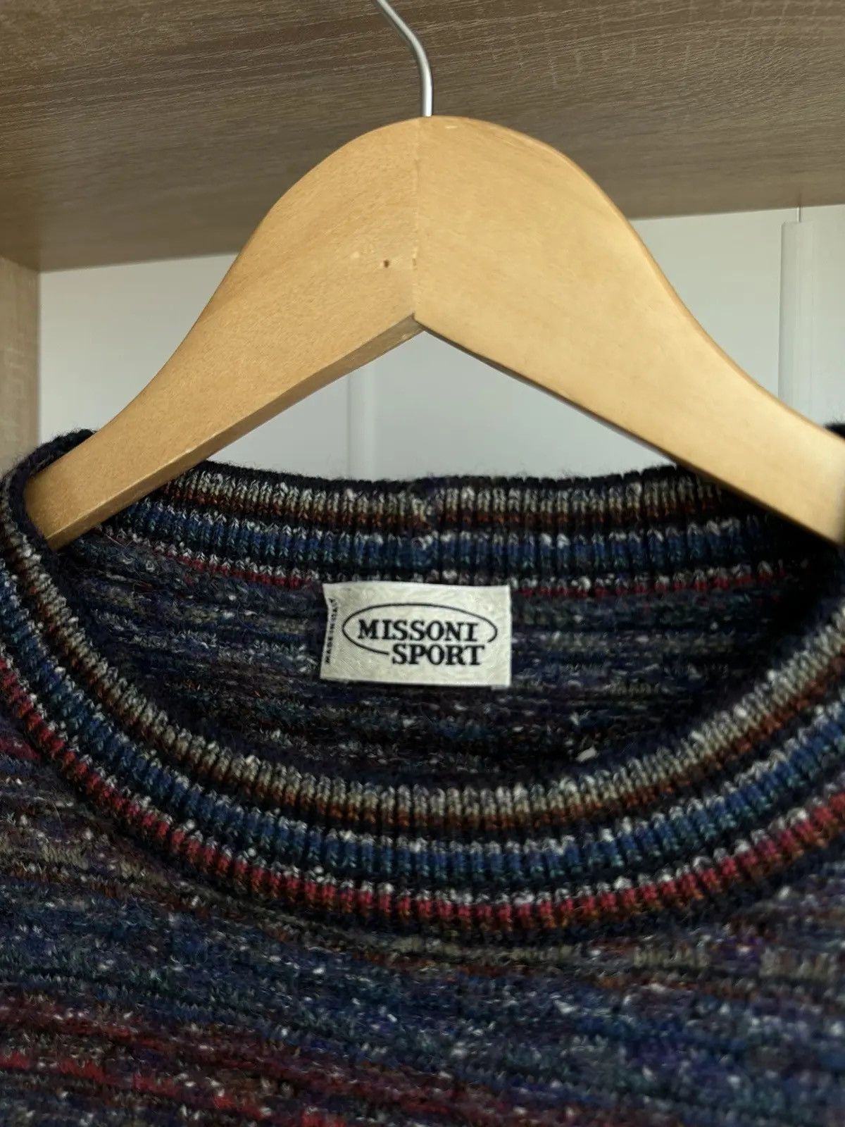 Missoni × Vintage Vintage Missoni Sport Multicolour Wool Knit Sweater Size US S / EU 44-46 / 1 - 11 Thumbnail