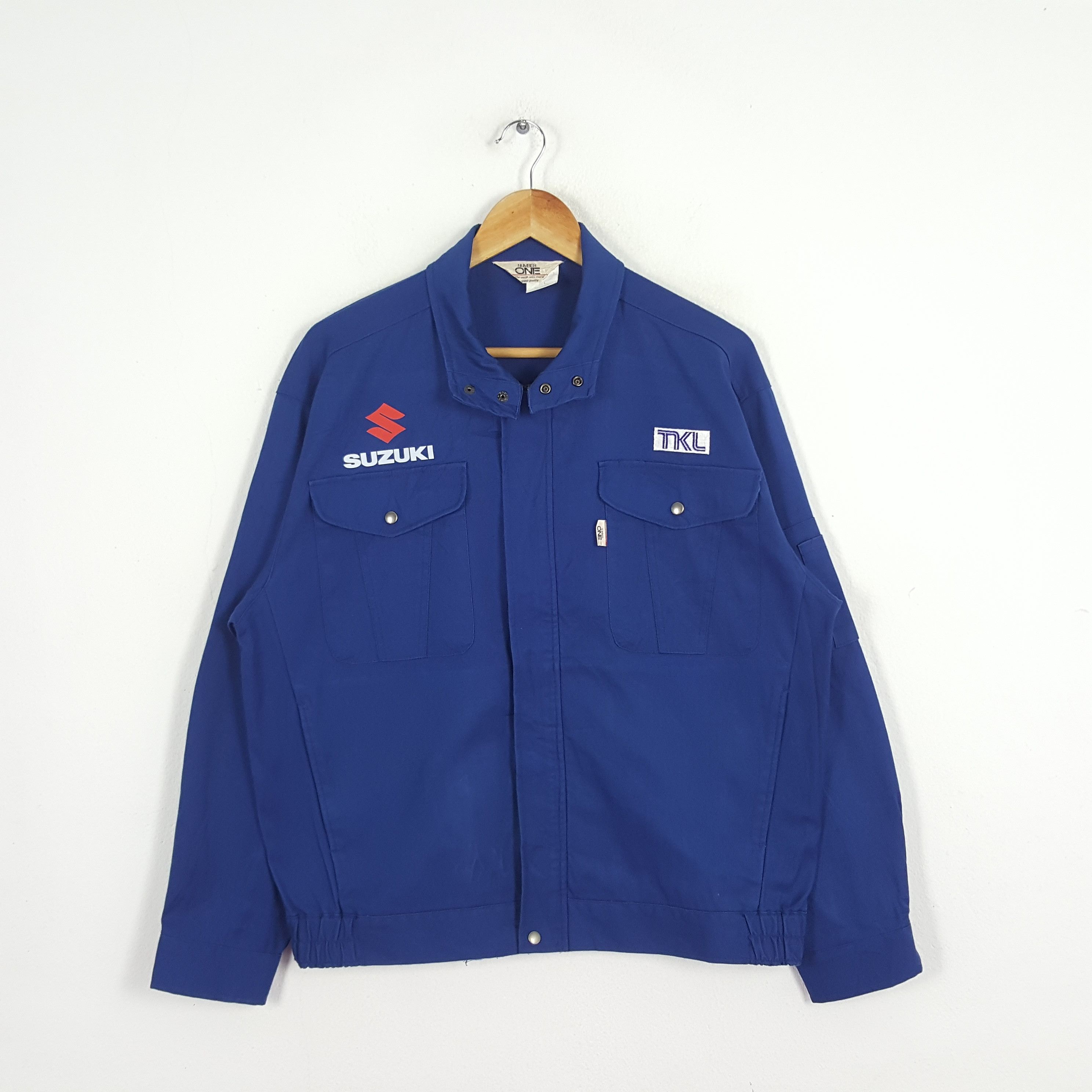 Japanese Brand Vintage Suzuki Japanese Motorsports Staff Jacket Size US L / EU 52-54 / 3 - 3 Thumbnail