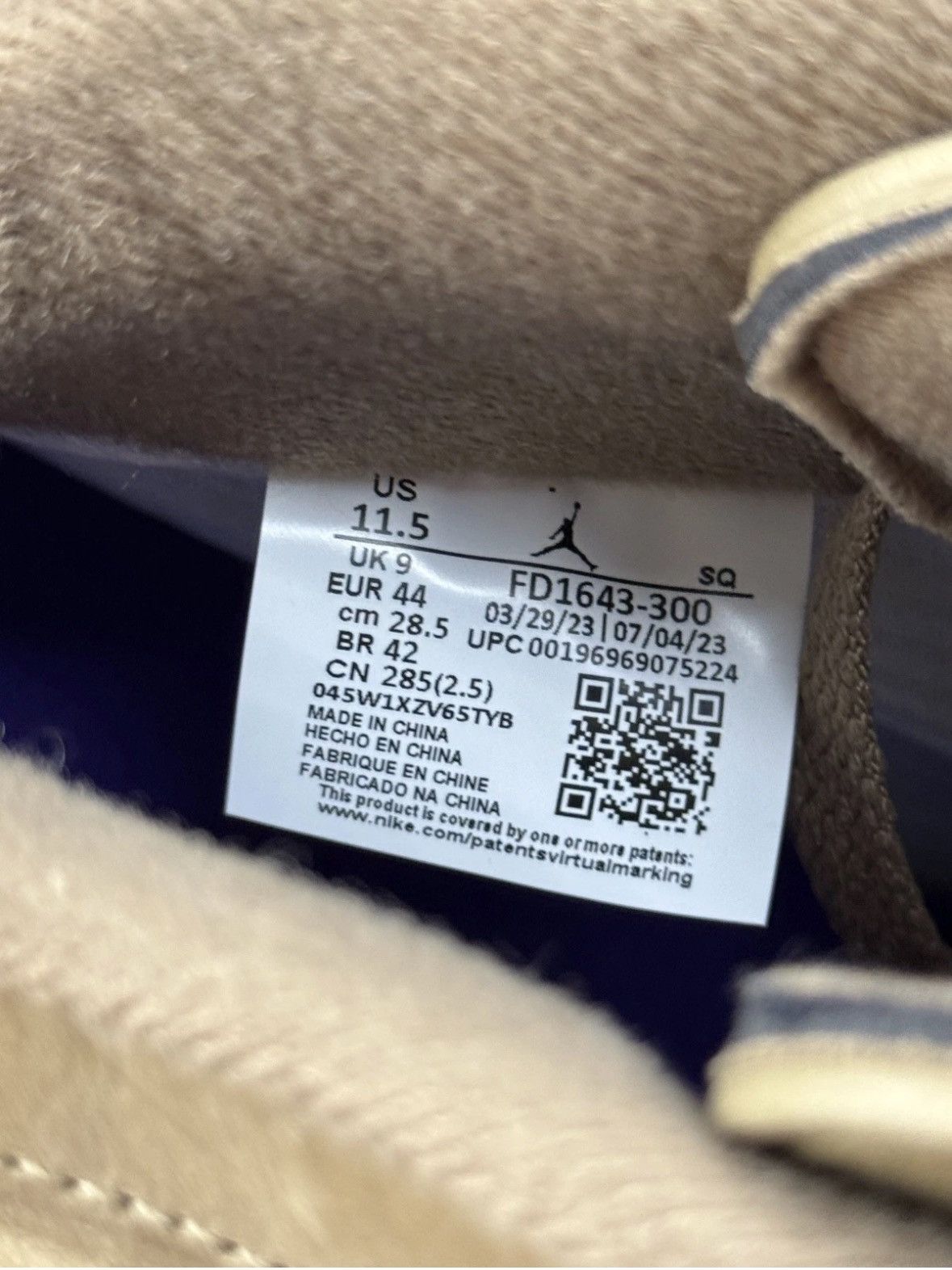Jordan Brand Air Jordan 6 Retro GORE-TEX Brown Kelp W Size US 10 / EU 43 - 6 Thumbnail
