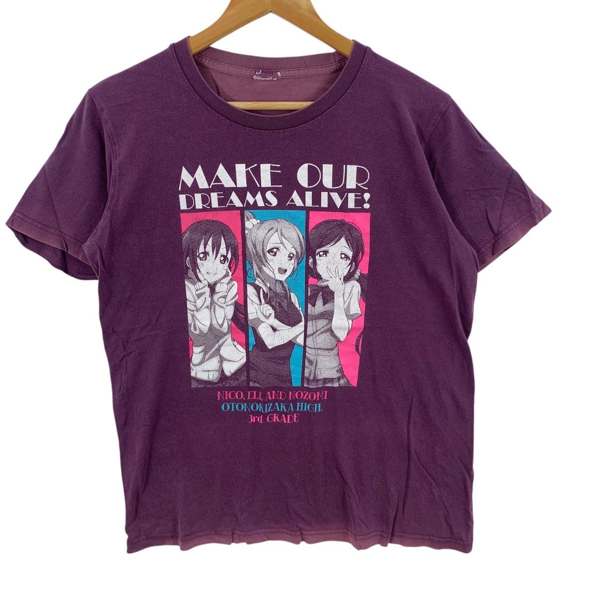 Anime ANIME LOVE LIVE School Idol Project Otonokizaka Tee Shirt Size US M / EU 48-50 / 2 - 5 Thumbnail