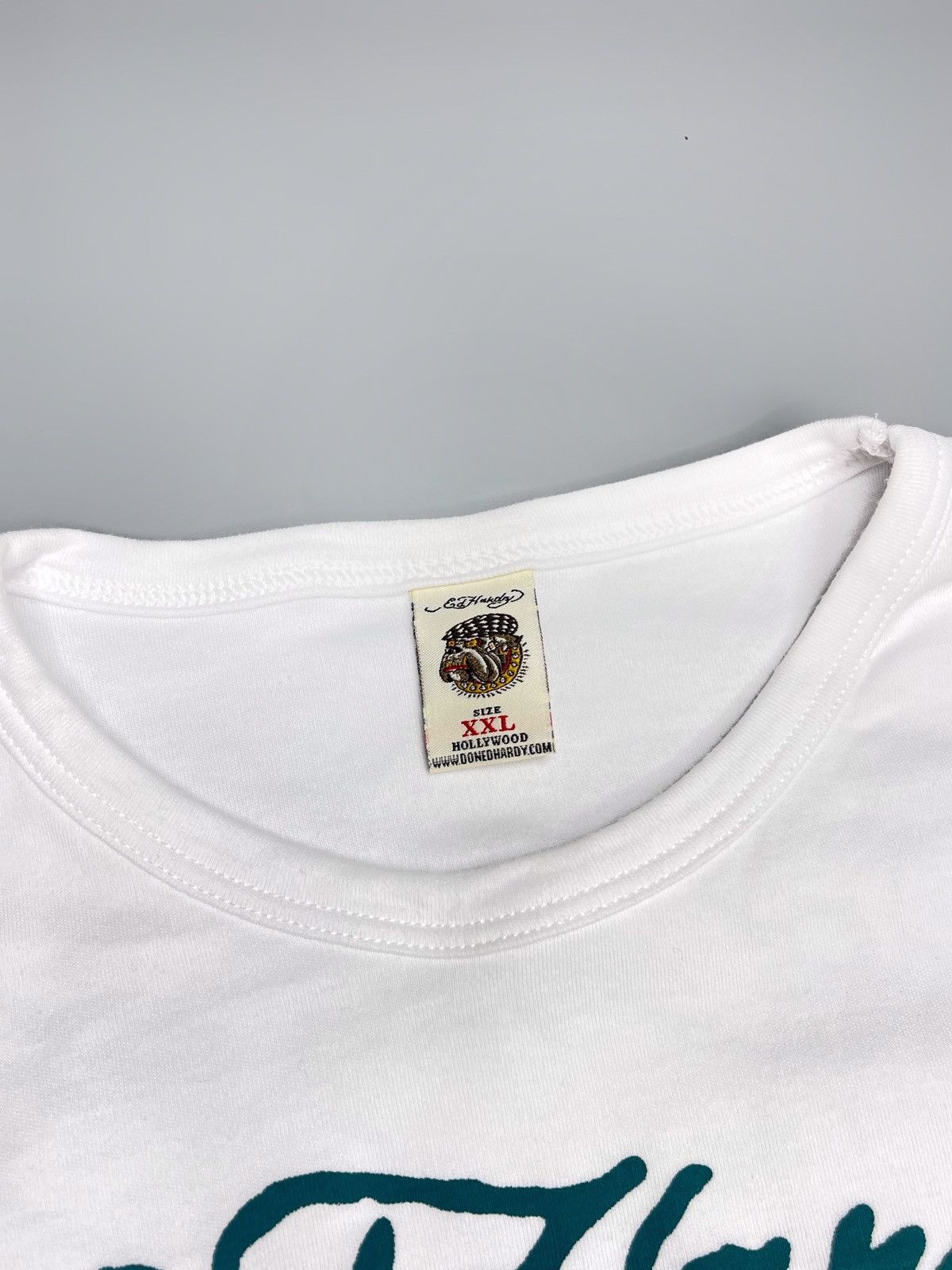 Ed Hardy × Vintage Vintage Y2k Ed hardy by Christian Audigier Skull Tee Size US XXL / EU 58 / 5 - 4 Thumbnail