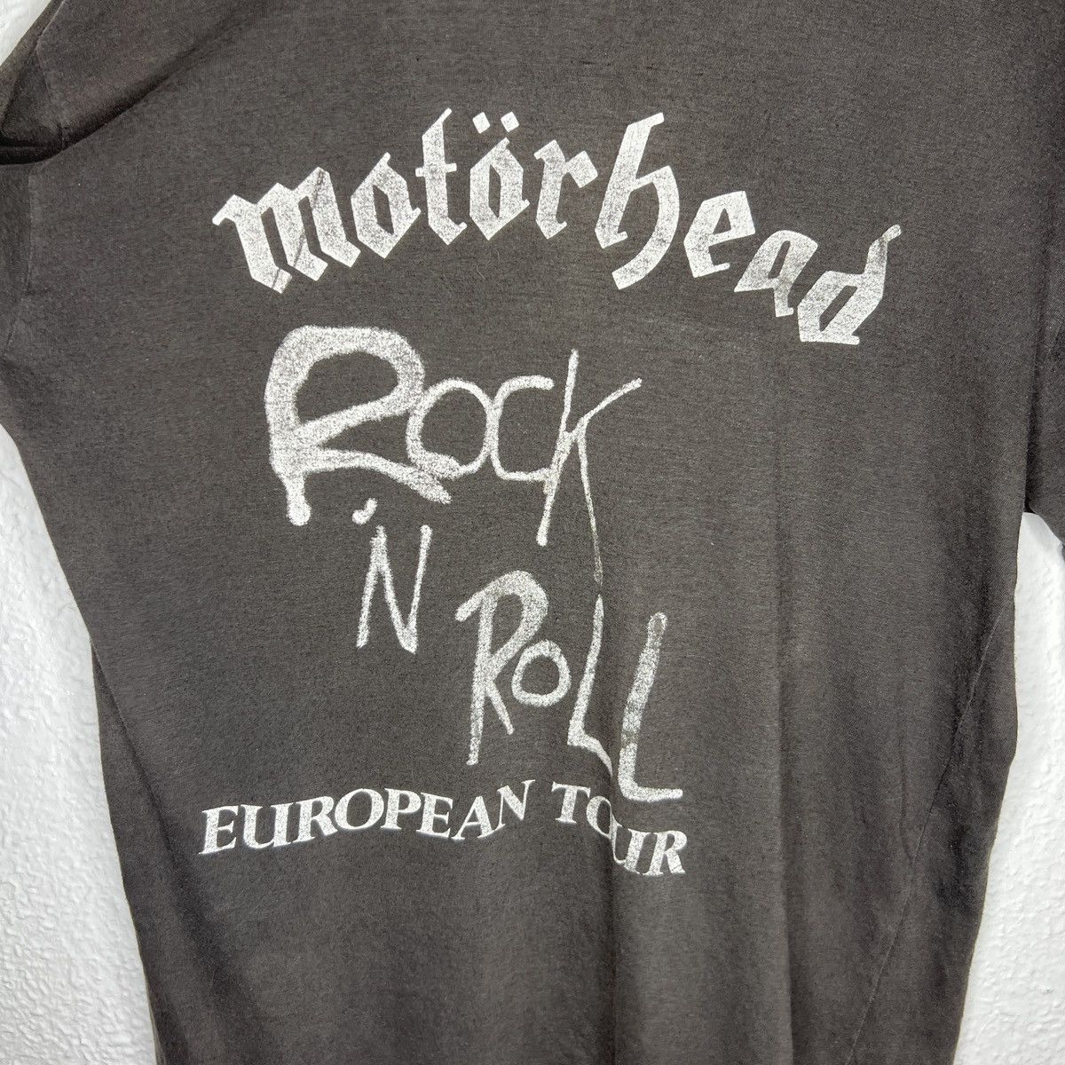 Band Tees Vintage Motorhead Rock N Roll Tshirt 1987 80s European Tour Size US M / EU 48-50 / 2 - 8 Thumbnail