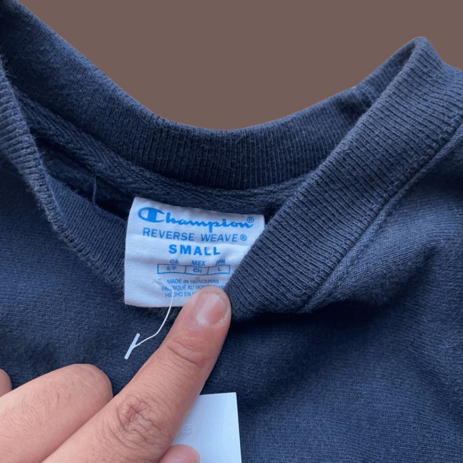 Champion VTG Crewneck Sweatshirt | Champion Navy Reverse Weave Size US S / EU 44-46 / 1 - 3 Thumbnail