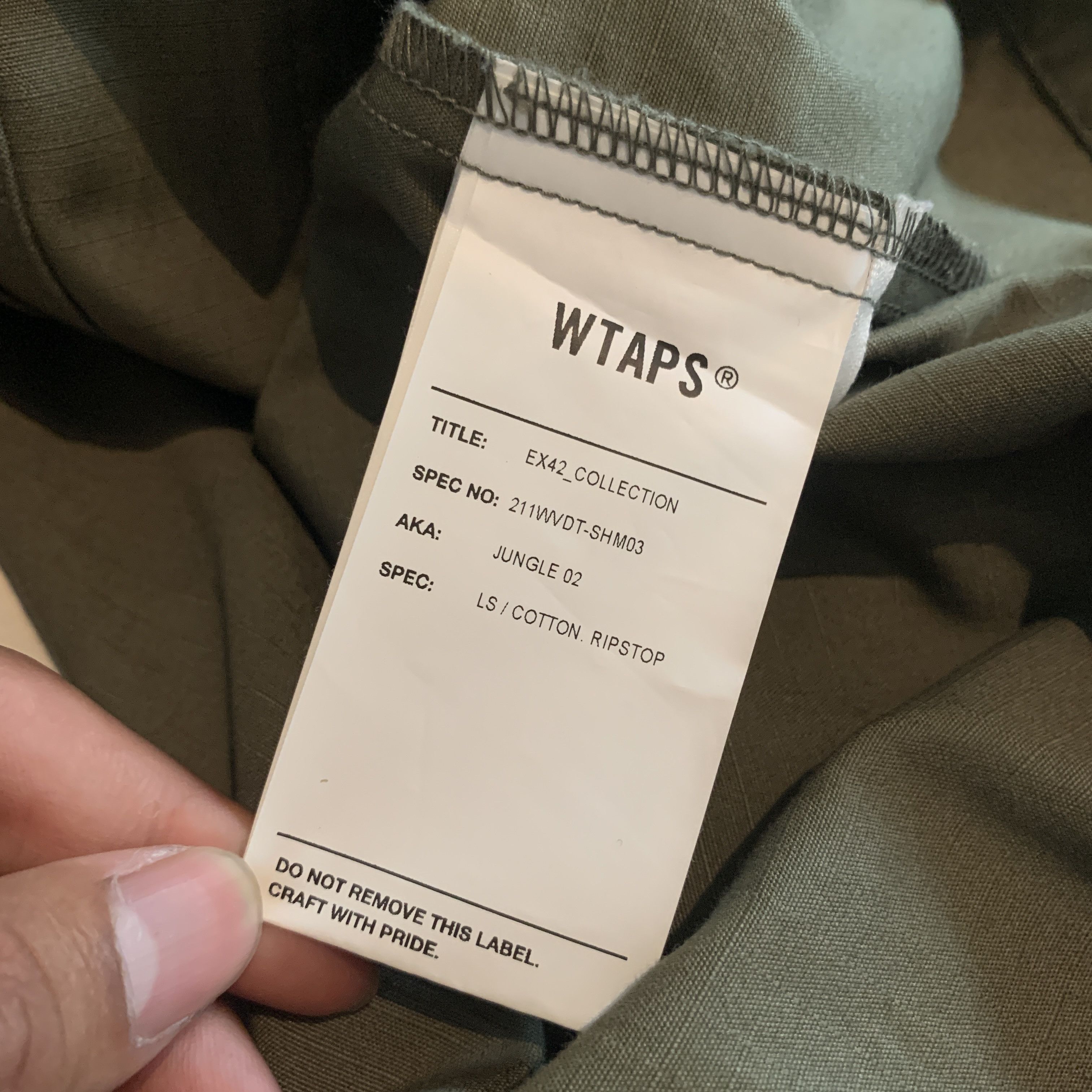 Wtaps Wtaps Jungle 02 Ls Cotton Ripstop Size US M / EU 48-50 / 2 - 7 Thumbnail