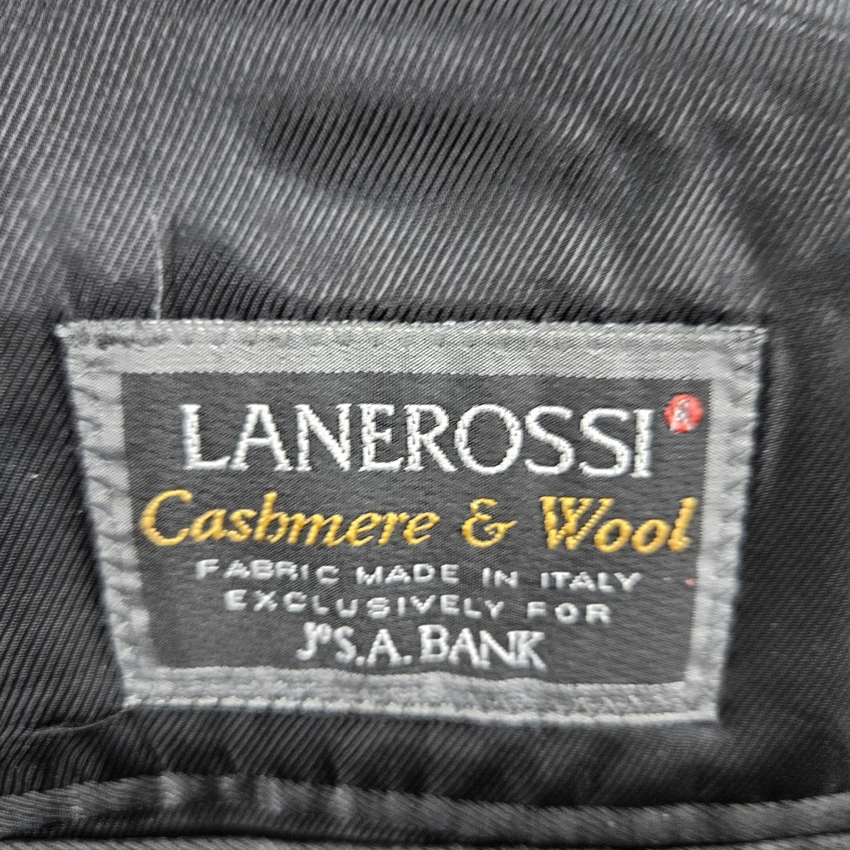Jos. A. Bank VINTAGE Jos A Bank Black Cashmere Wool Lanerossi Italian Corporate Collection Blazer 39R Size 40R - 5 Thumbnail