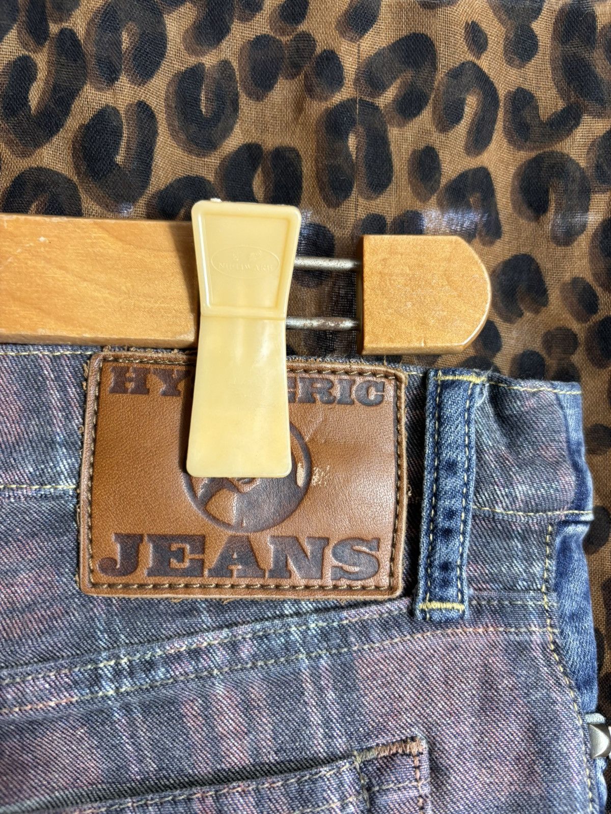 Hysteric Glamour Hysteric Glamour Studs Sexy Girl Patchwork Denim Skinny Size 31" - 15 Thumbnail