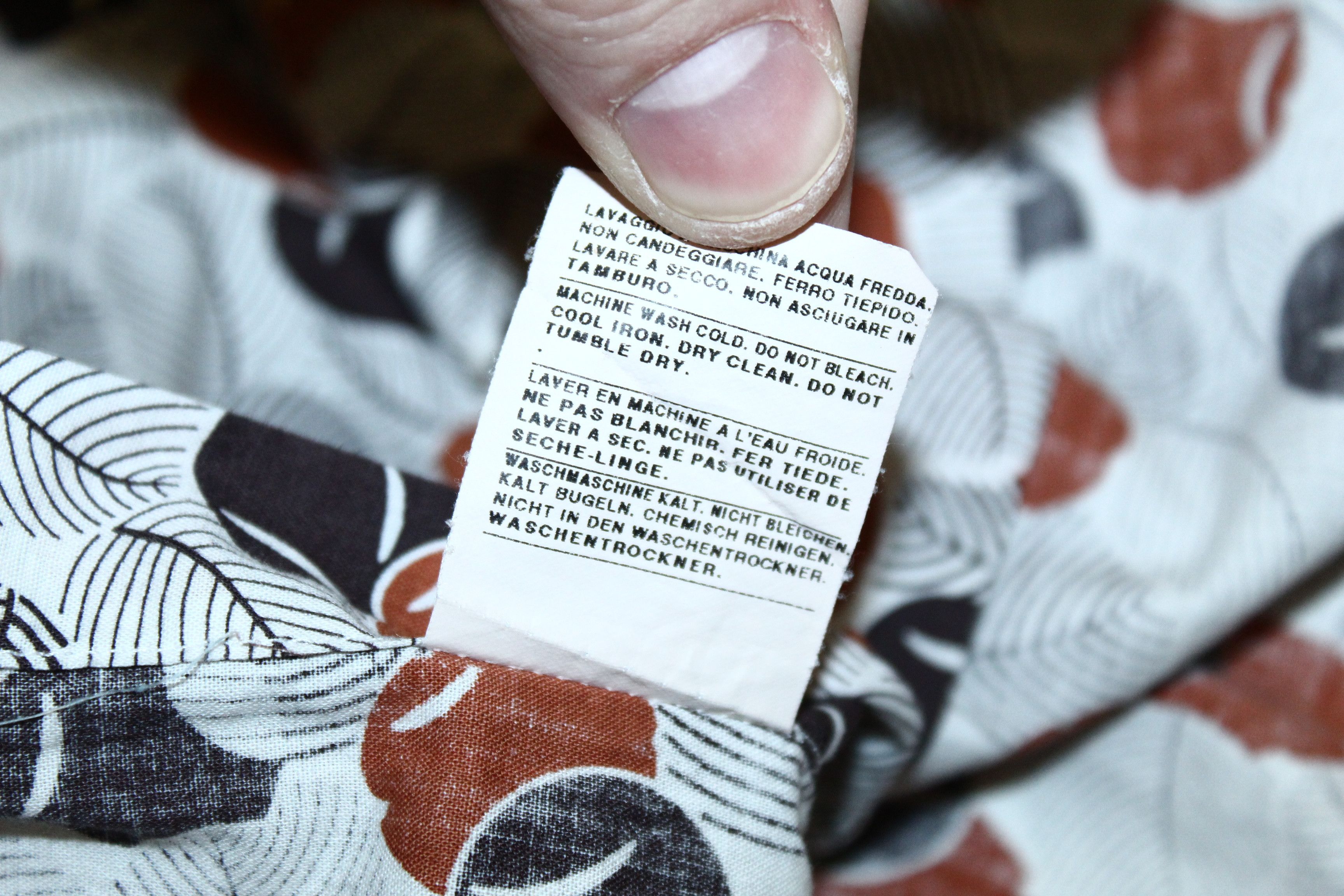 Mulberry Mulberry(x2 shirt) Poplin Cotton Abstract Print Casual Shirt Size US XL / EU 56 / 4 - 16 Thumbnail